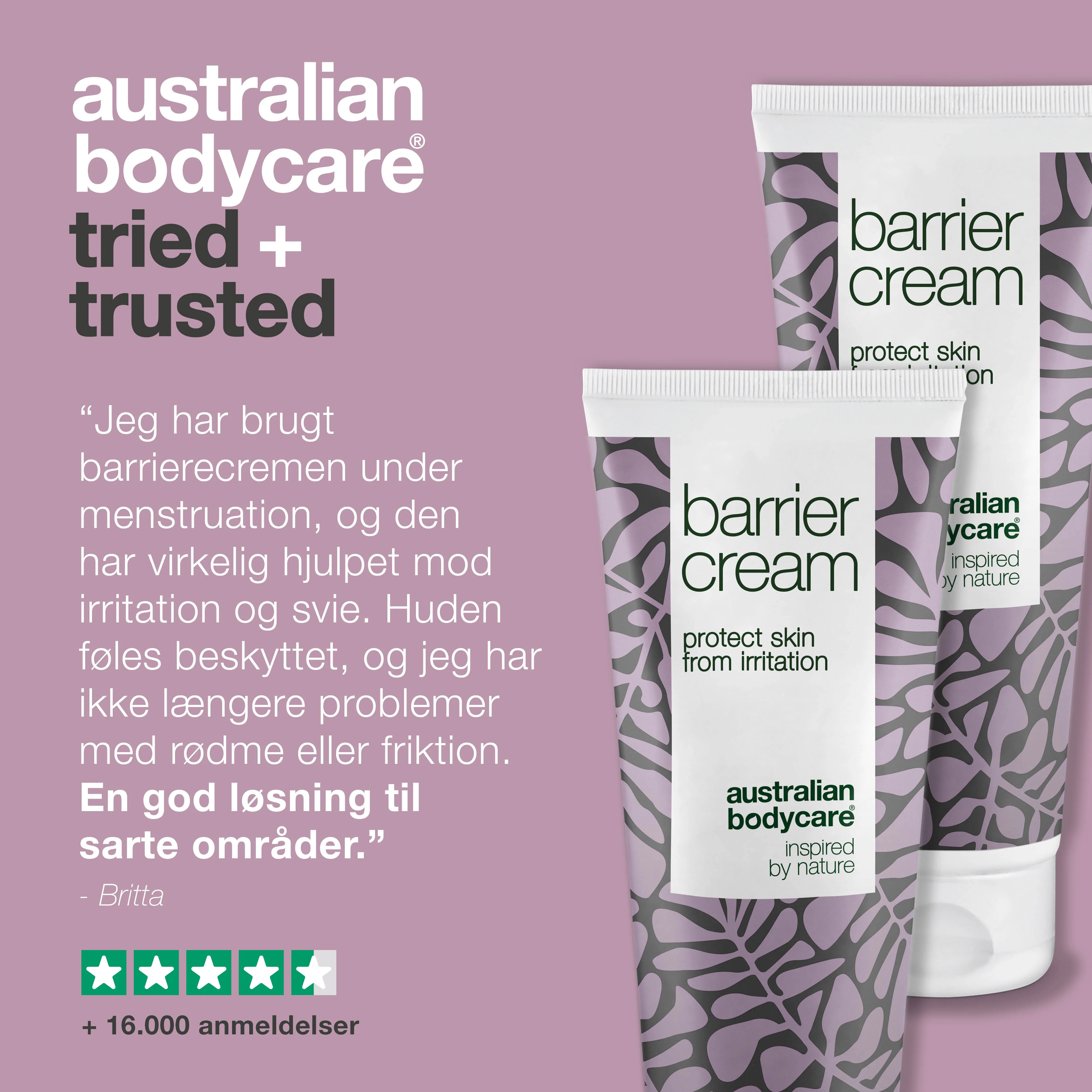 2 stk. Intim Barrierecreme mod irritation — Beskytter intimområdet mod svie, rødme, fugt og friktion - Image 5