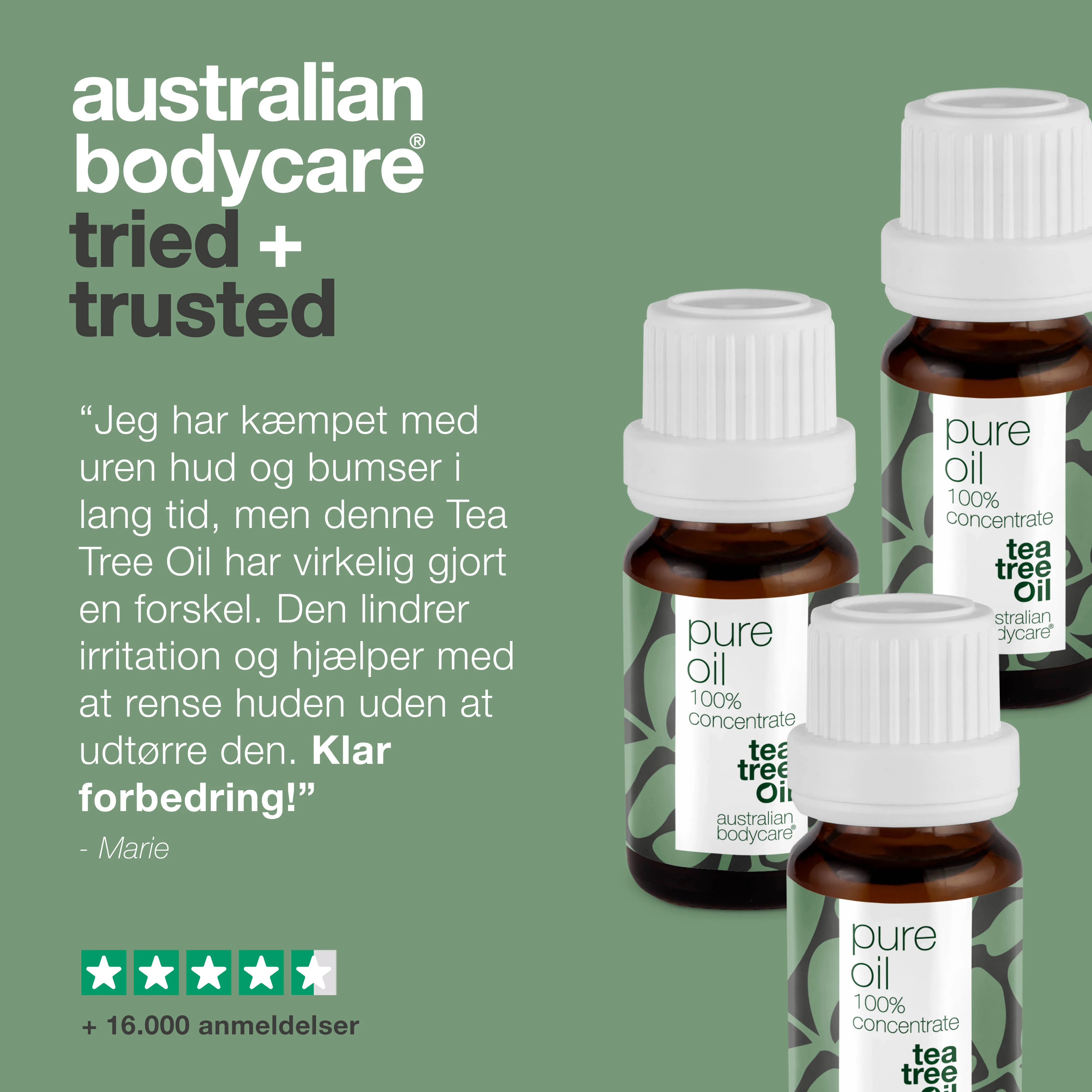 3 stk. XL 30 ml Tea Tree Oil til hudproblemer — 3-pak med 100% koncentreret og ufortyndet Tea Tree Oil fra Australien - Image 5