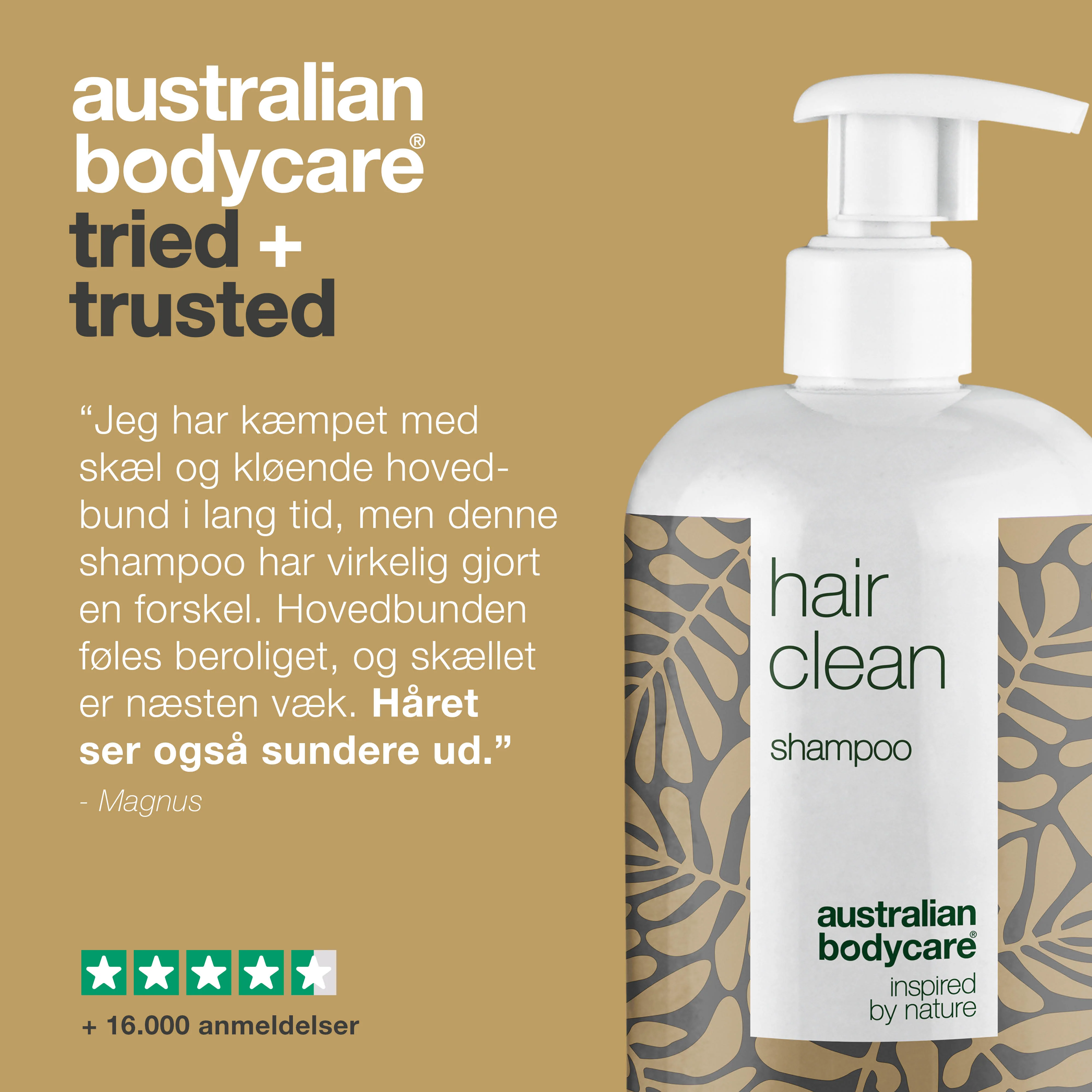 4 for 3 Tea Tree shampoo 500 ml Lemon Myrtle - pakketilbud — Pakketilbud med 4 shampoos (500 ml): Tea Tree Oil og Lemon Myrtle - Image 5
