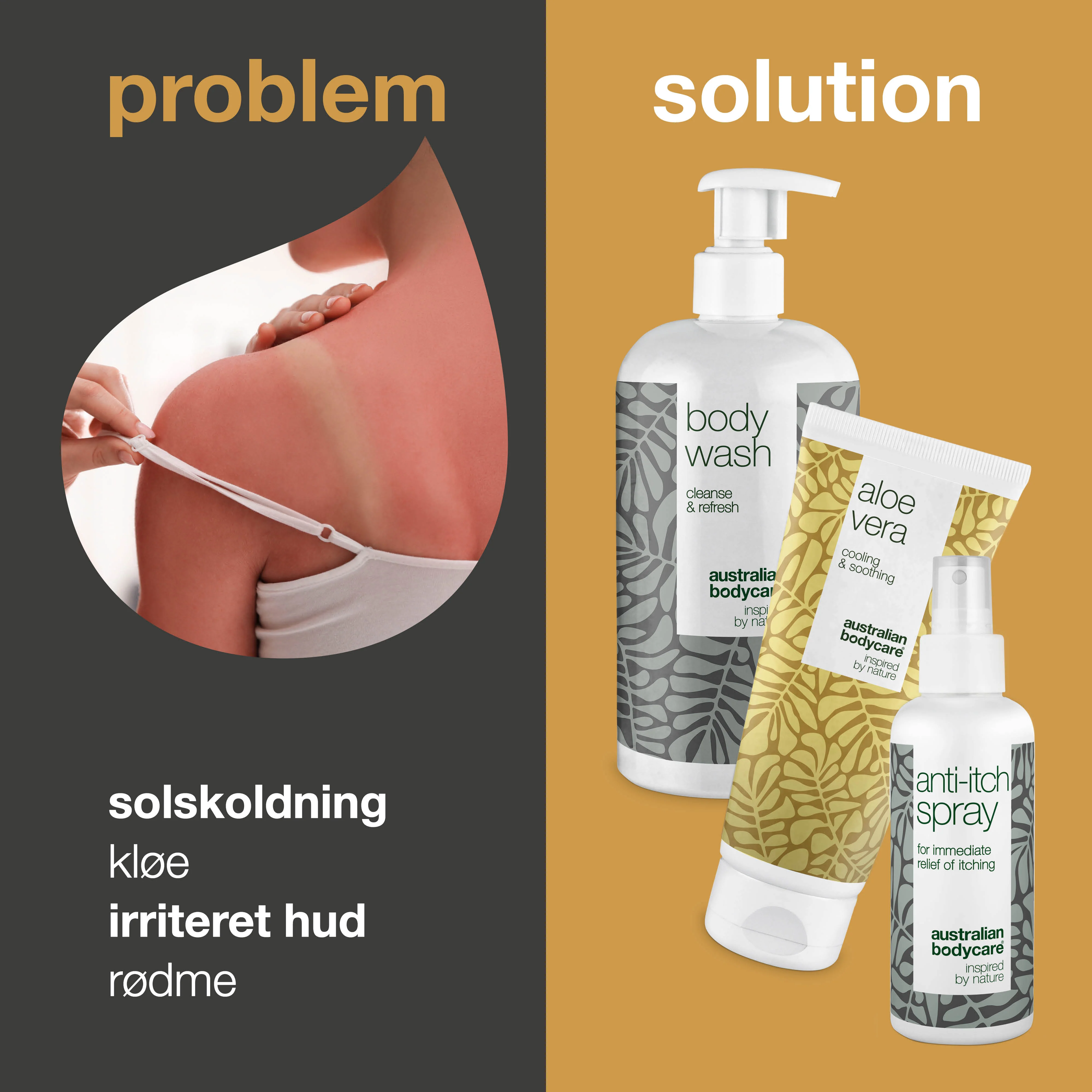 Aftersun pakken til rød og solskoldet hud — 3 produkter til pleje af solskoldning, sviende hud og ved soleksem - Image 2