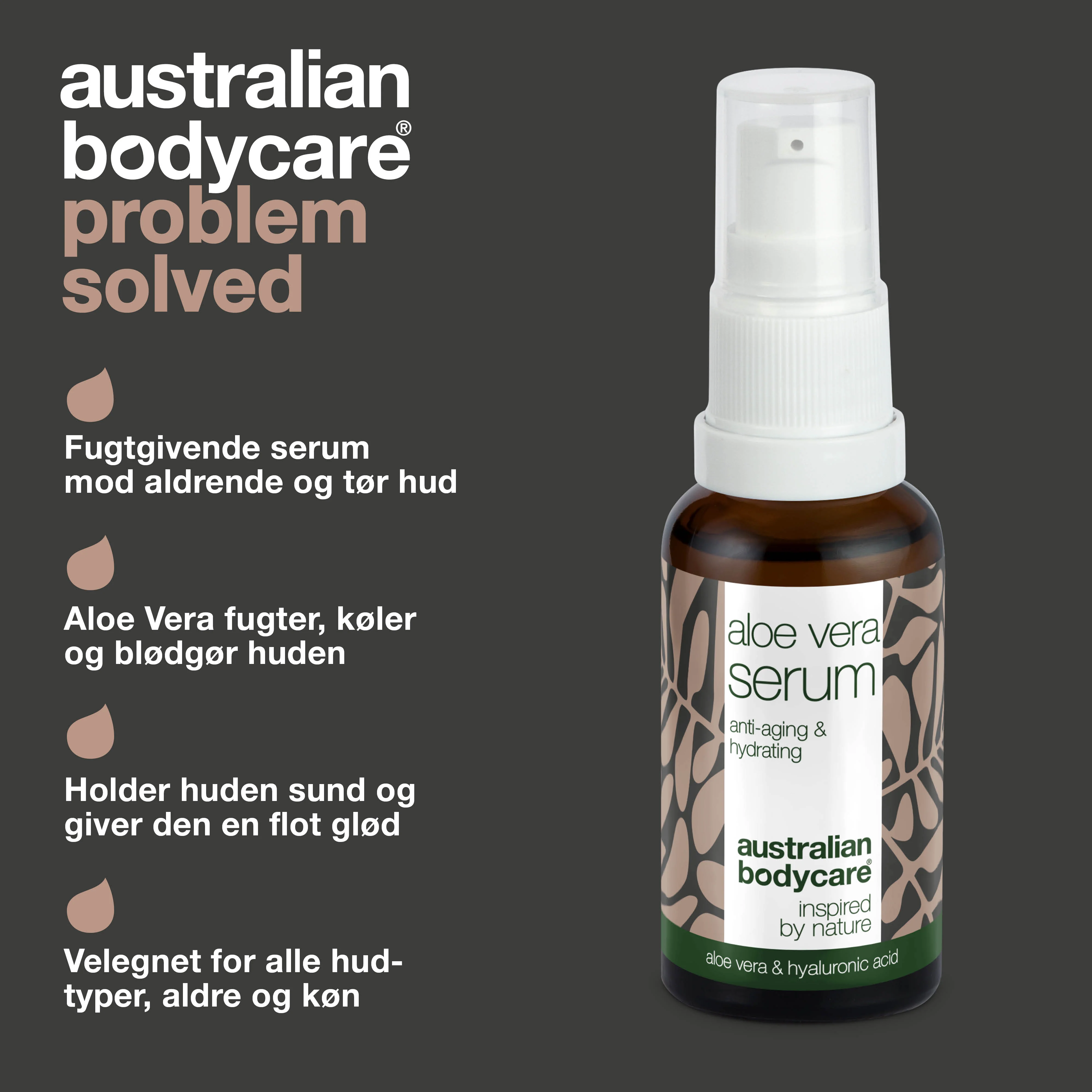 Aloe Vera & E-vitamin Serum – Reducerer rynker og fugter — Aloe Vera & E-vitamin Serum udjævner fine linjer og giver glød. Med hyaluronsyre, vitamin E og Kakadu Plum for fast og fugtmættet hud. - Image 3
