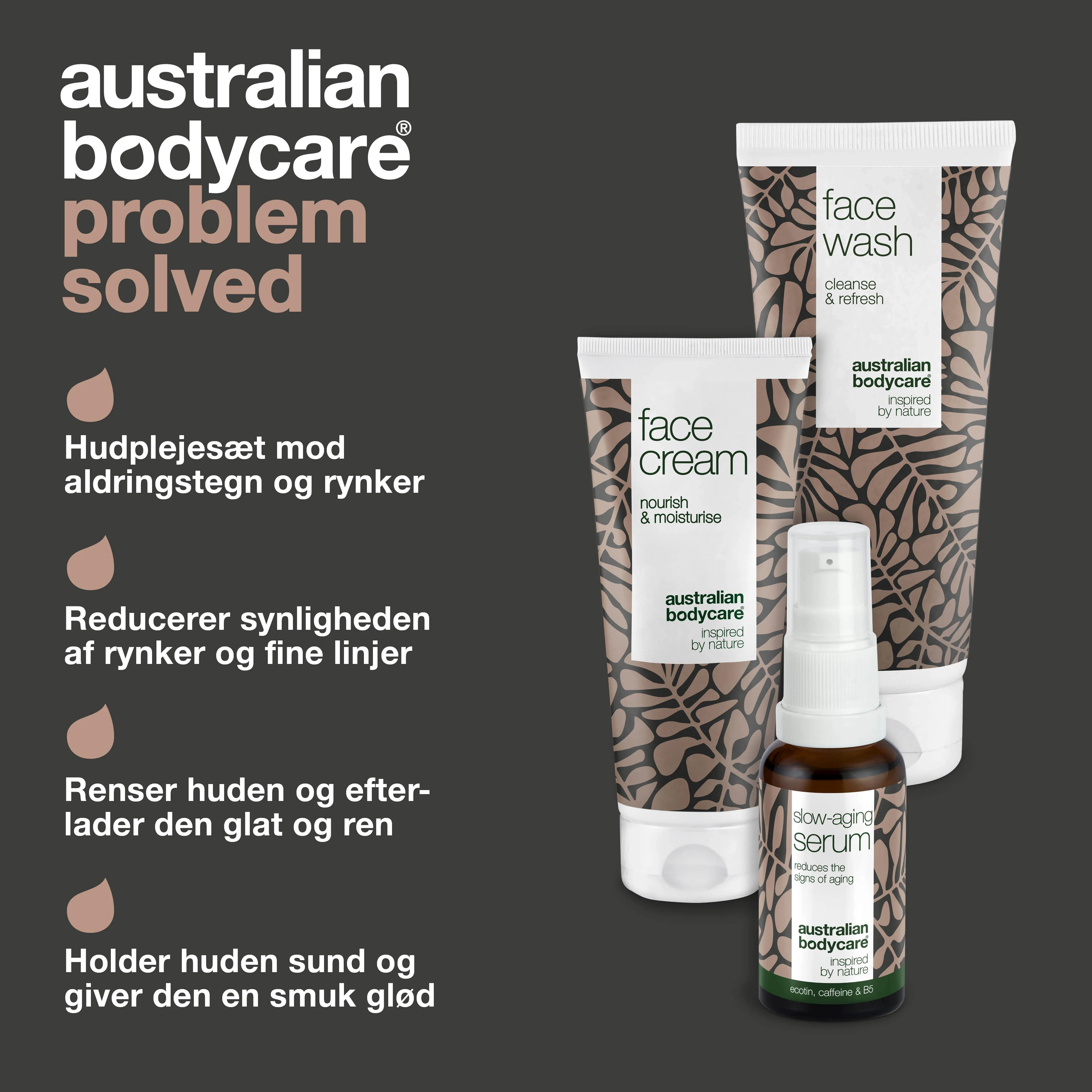 Sæt med Anti Age produkter til 50+ — 3 produkter til rynker og moden hud: ansigtsrens, Anti Age Serum & creme - Image 3