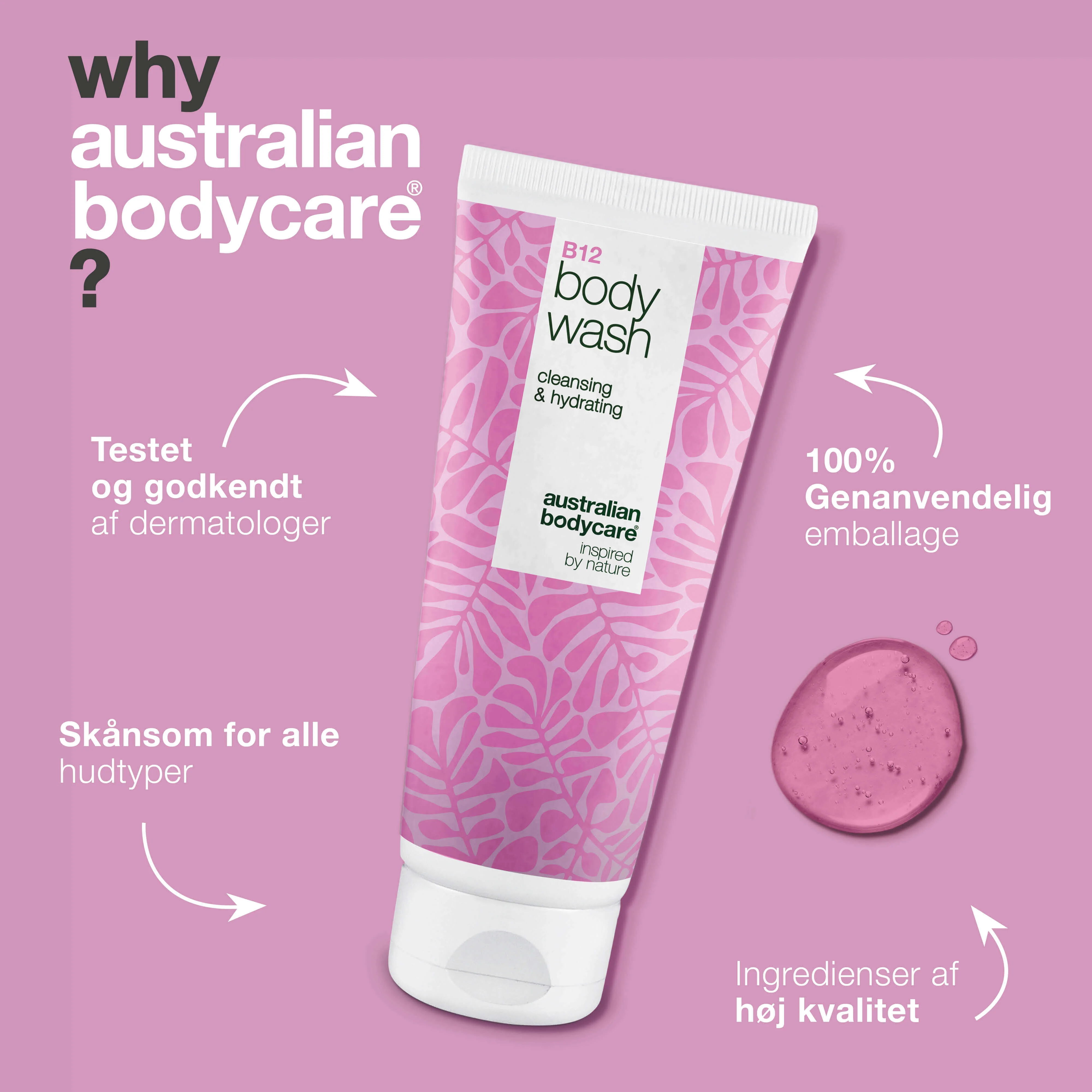 Body Wash med B12 – Til daglig fugt og næring — B12 Body Wash – daglig pleje, der renser, fugter og beroliger huden. - Image 5