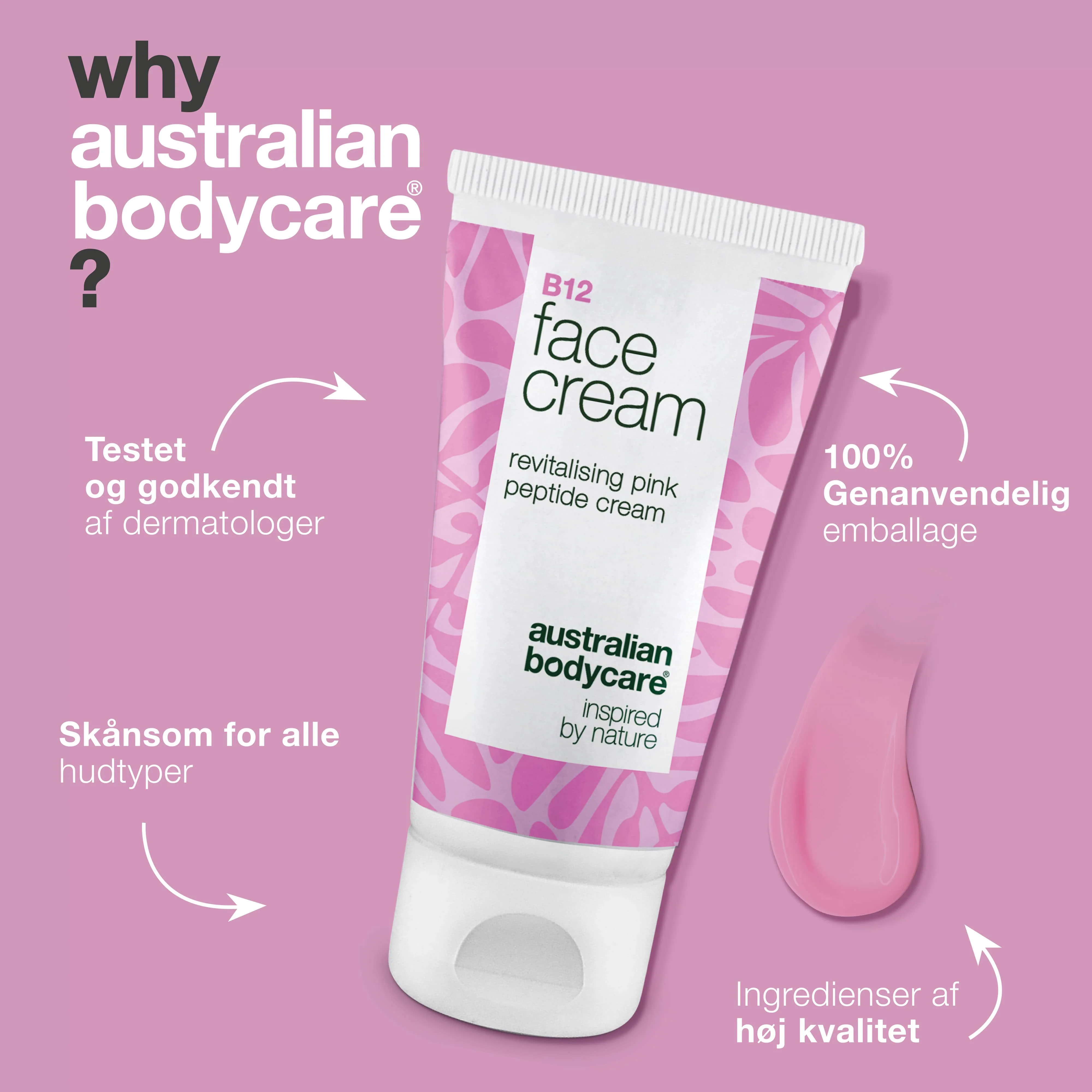 B12 Ansigtscreme – Fornyet fugt og naturlig glød — Anti-age B12 vitamin creme reducerer rynker, genopretter fugt og giver huden en naturlig glød. - Image 4