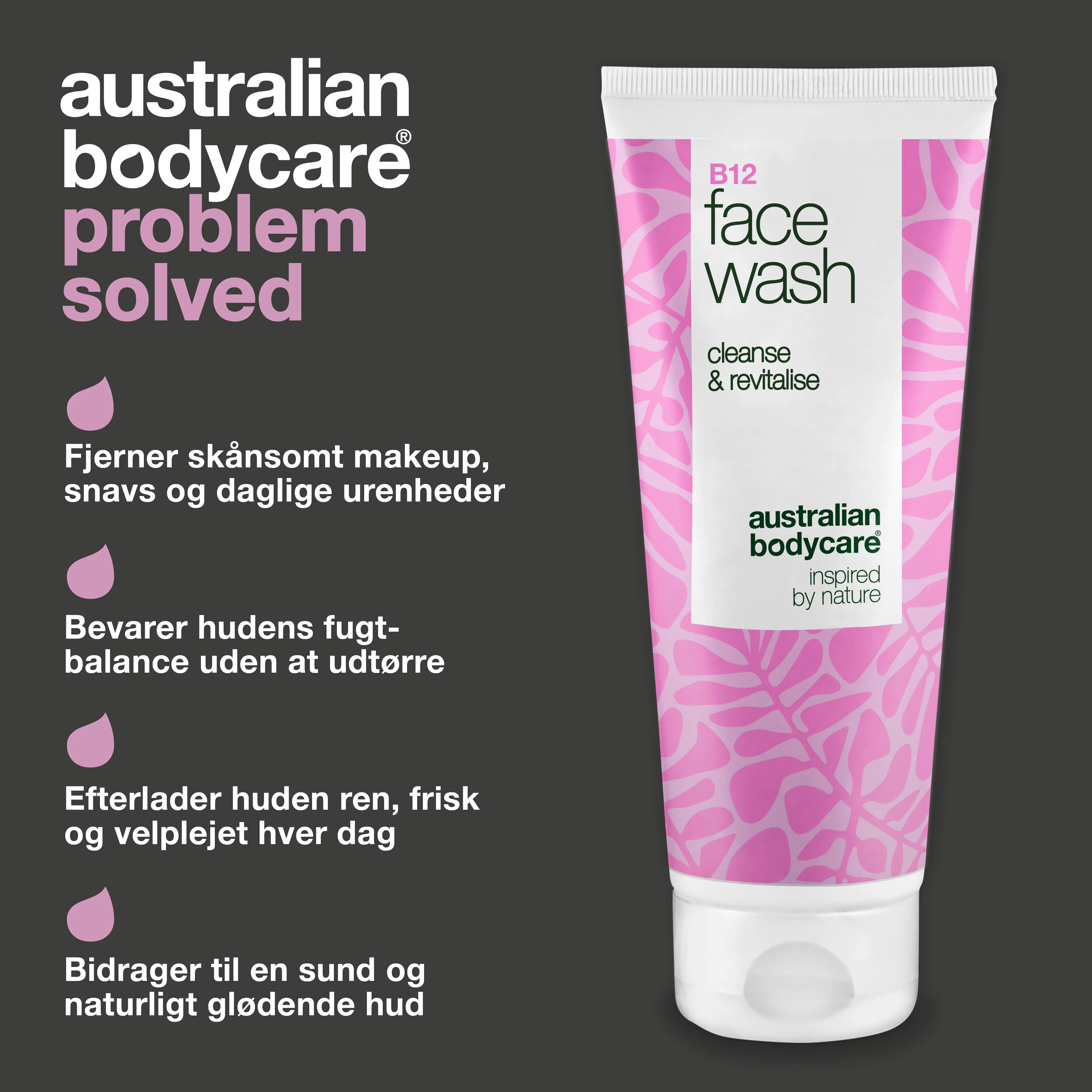 B12 Face Wash – Daglig ansigtsrens mod snavs og urenheder — Effektiv B12 ansigtsvask, der fjerner makeup og urenheder. Få en ren og velplejet hud med naturlig glød. - Image 3