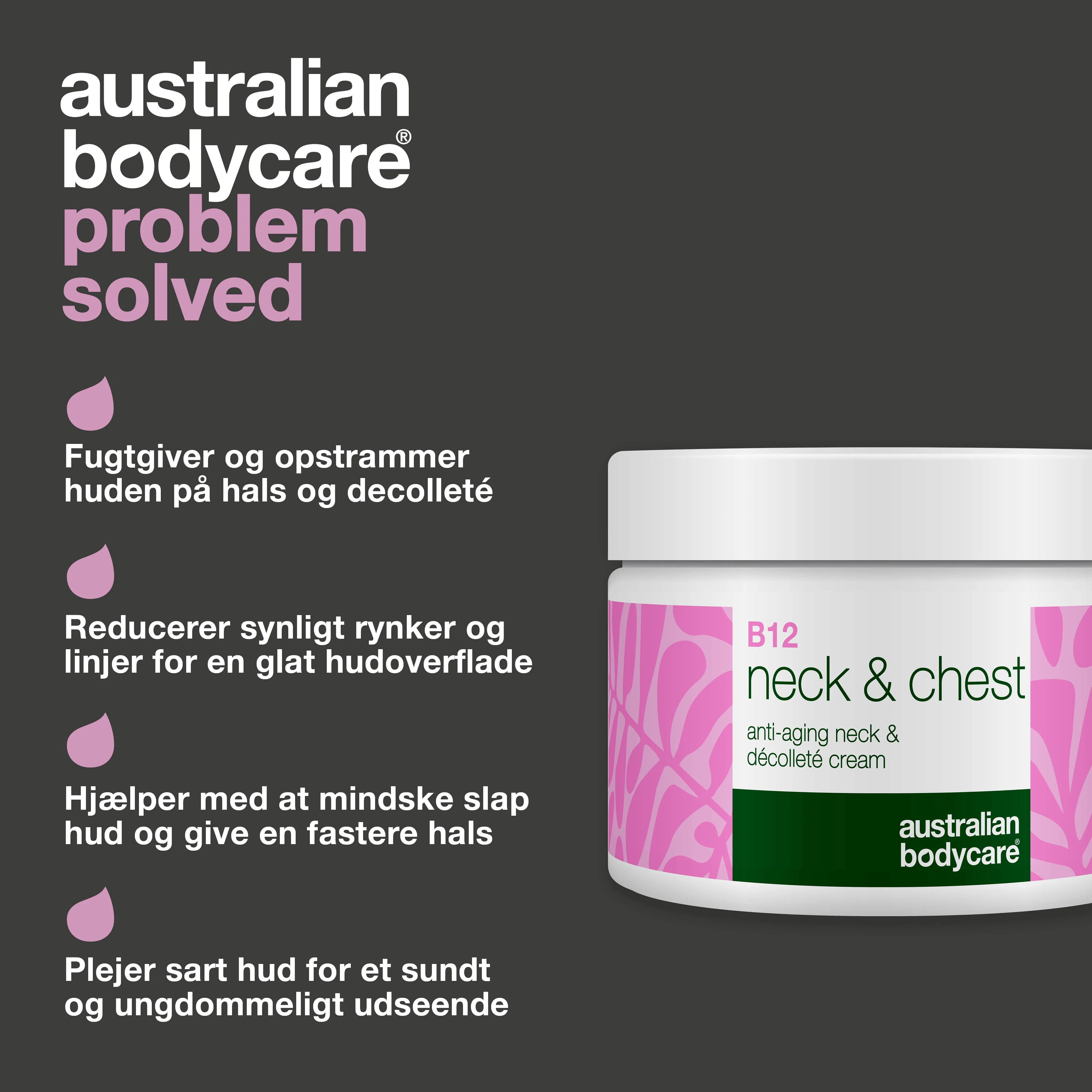 B12 Creme til Hals og Bryst – Reducer rynker og slap hud — B12 Hals- og Dekolletécreme fugter, opstrammer og mindsker rynker. For en glat og ungdommelig hud. - Image 3
