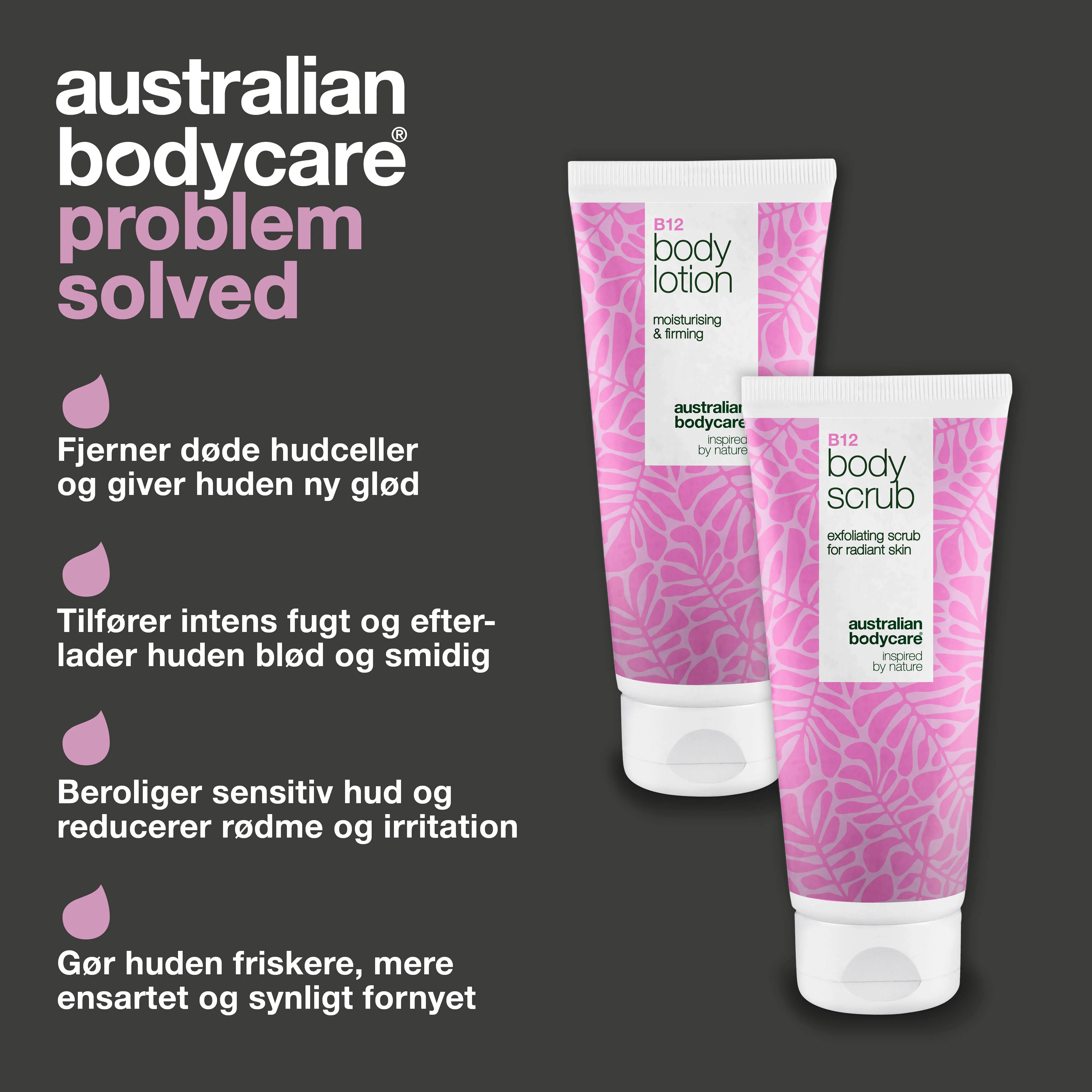 B12 hudplejesæt til tør hud – Eksfoliering & dybdevirkende fugtpleje — Fugtgivende B12 Body Scrub & Lotion til tør og sensitiv hud. - Image 3