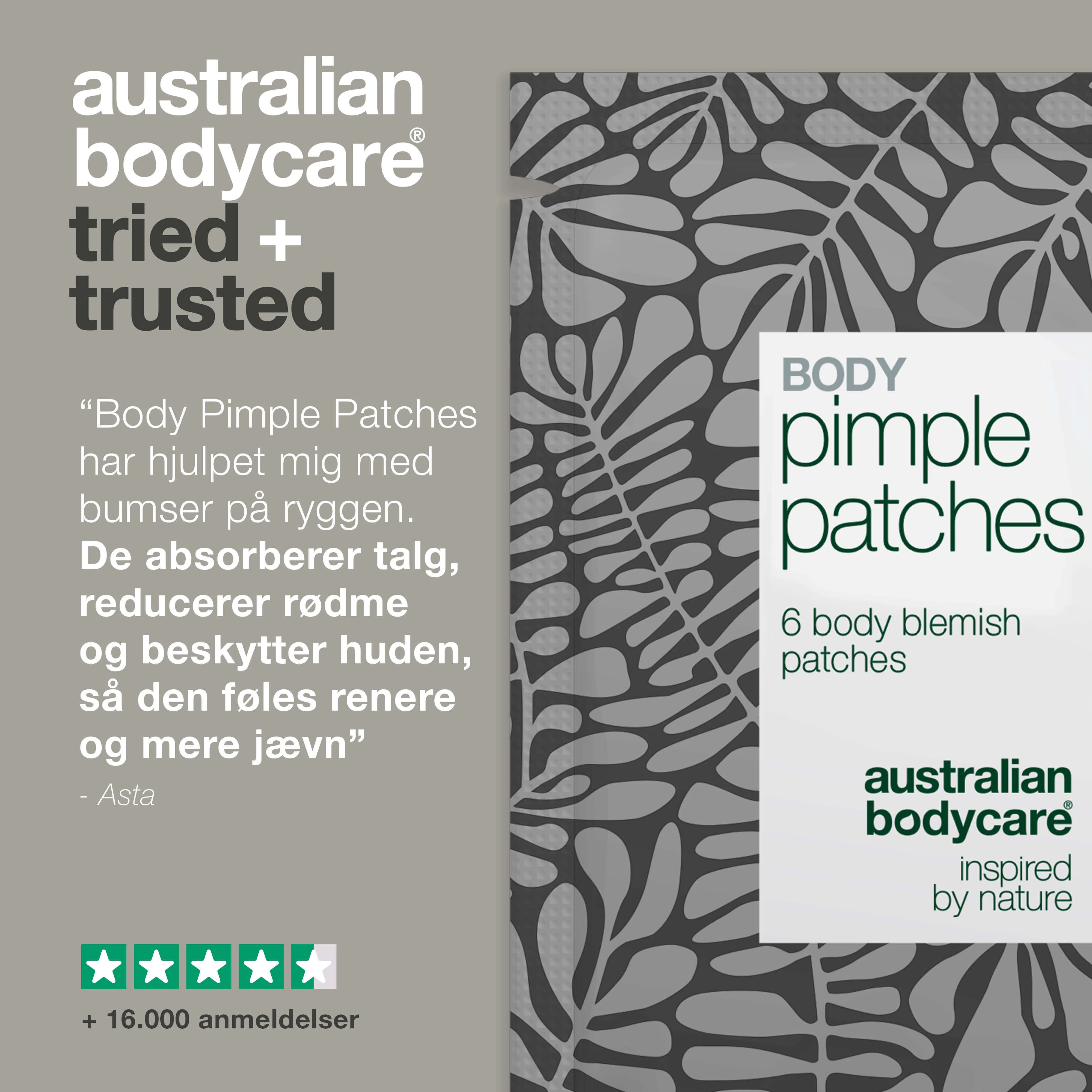 Body Pimple Patches – Bumseplastre til ryg og bryst — Effektive bumseplastre til ryg, bryst og skuldre. Absorberer talg, beskytter huden og reducerer urenheder. Perfekt til store udbrud. - Image 5