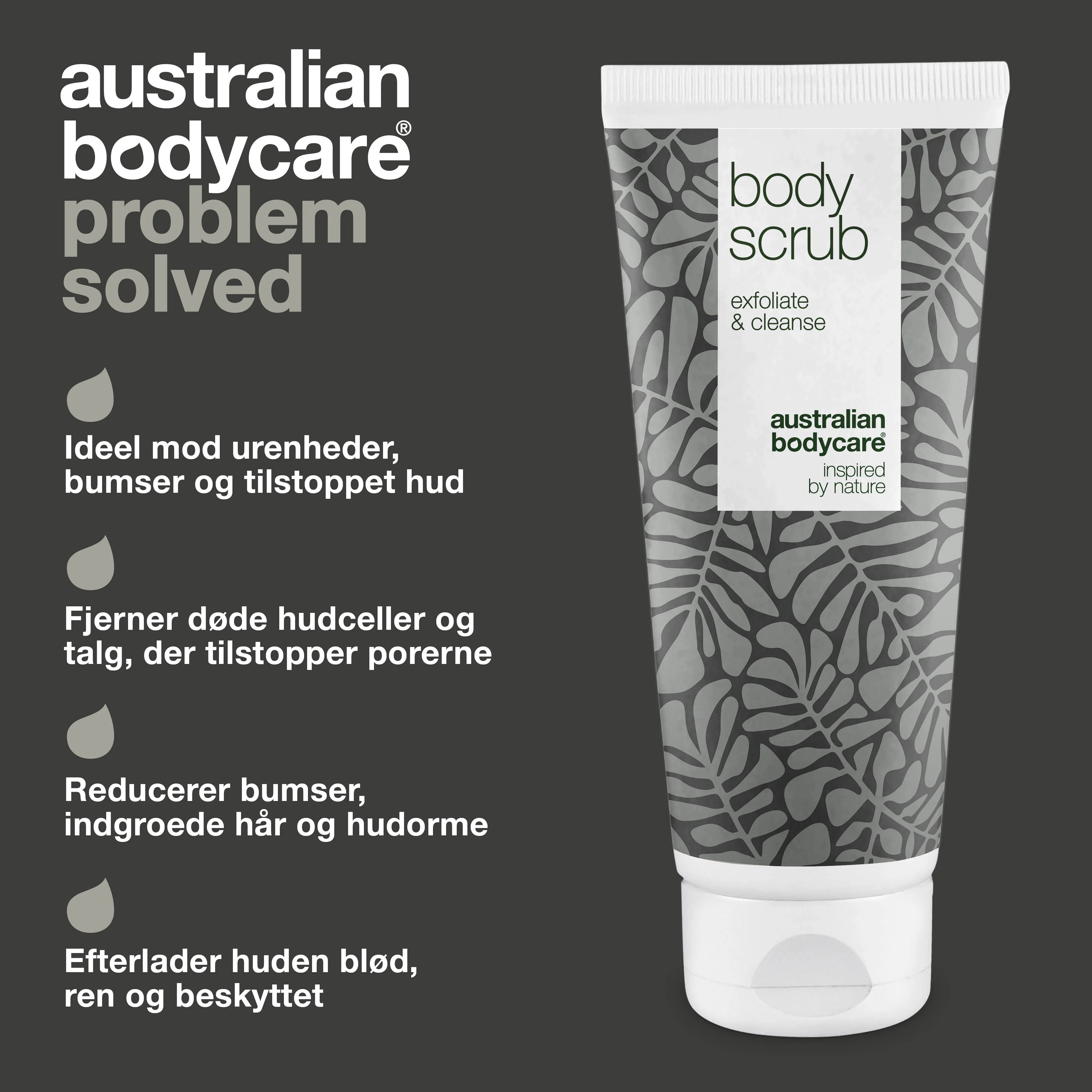 Body Scrub til bumser og uren hud pĂ„ kroppen â Eksfoliering med 100% naturlig Tea Tree Oil - OgsĂ„ til intim brug - Image 3
