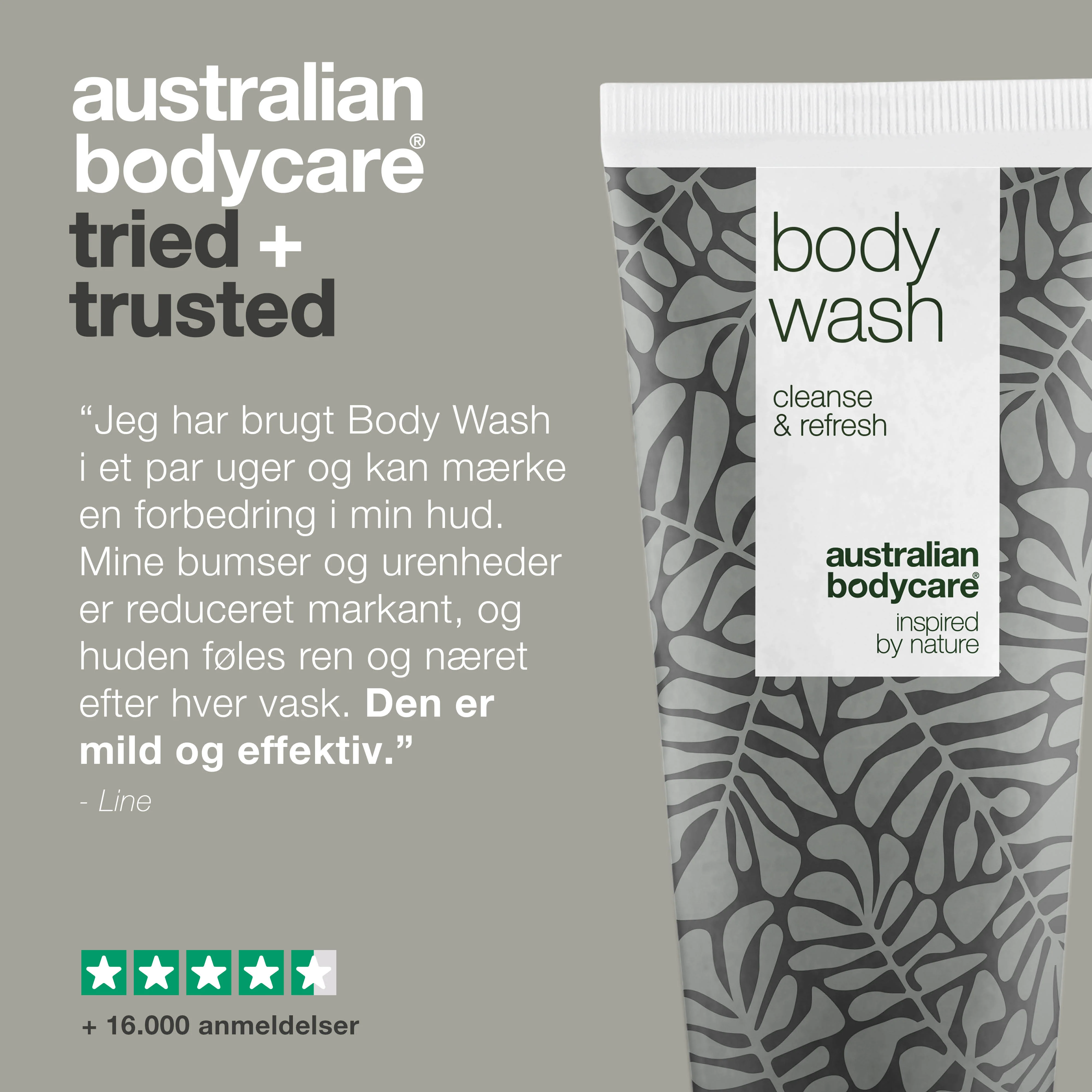 Body Wash med Tea Tree Oil — Showergel til daglig pleje og mod bumser og uren hud på kroppen - Image 5