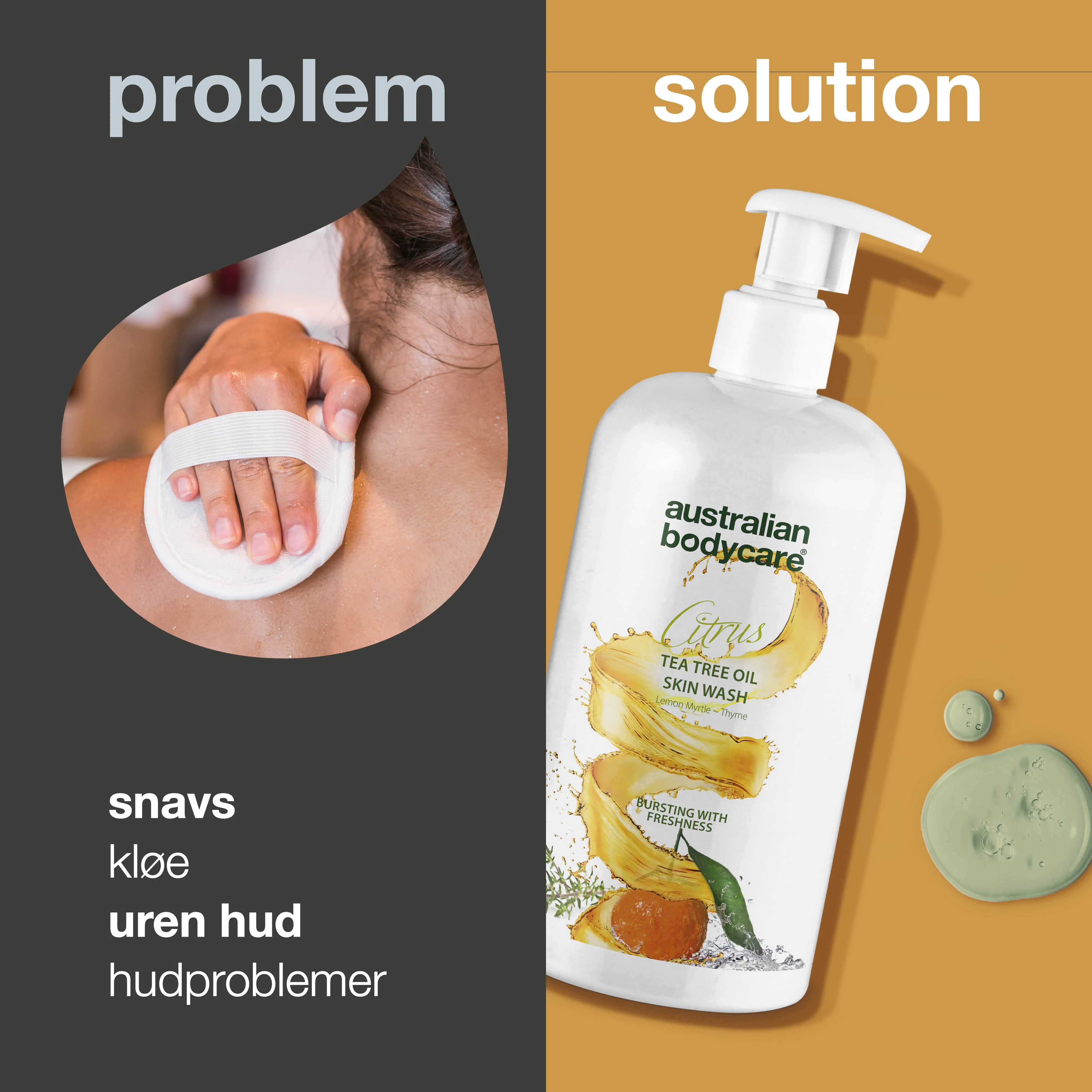 Professionel Citrus Skin Wash — Professionel body wash med Tea Tree Oil og citrus til daglig brug - Image 2