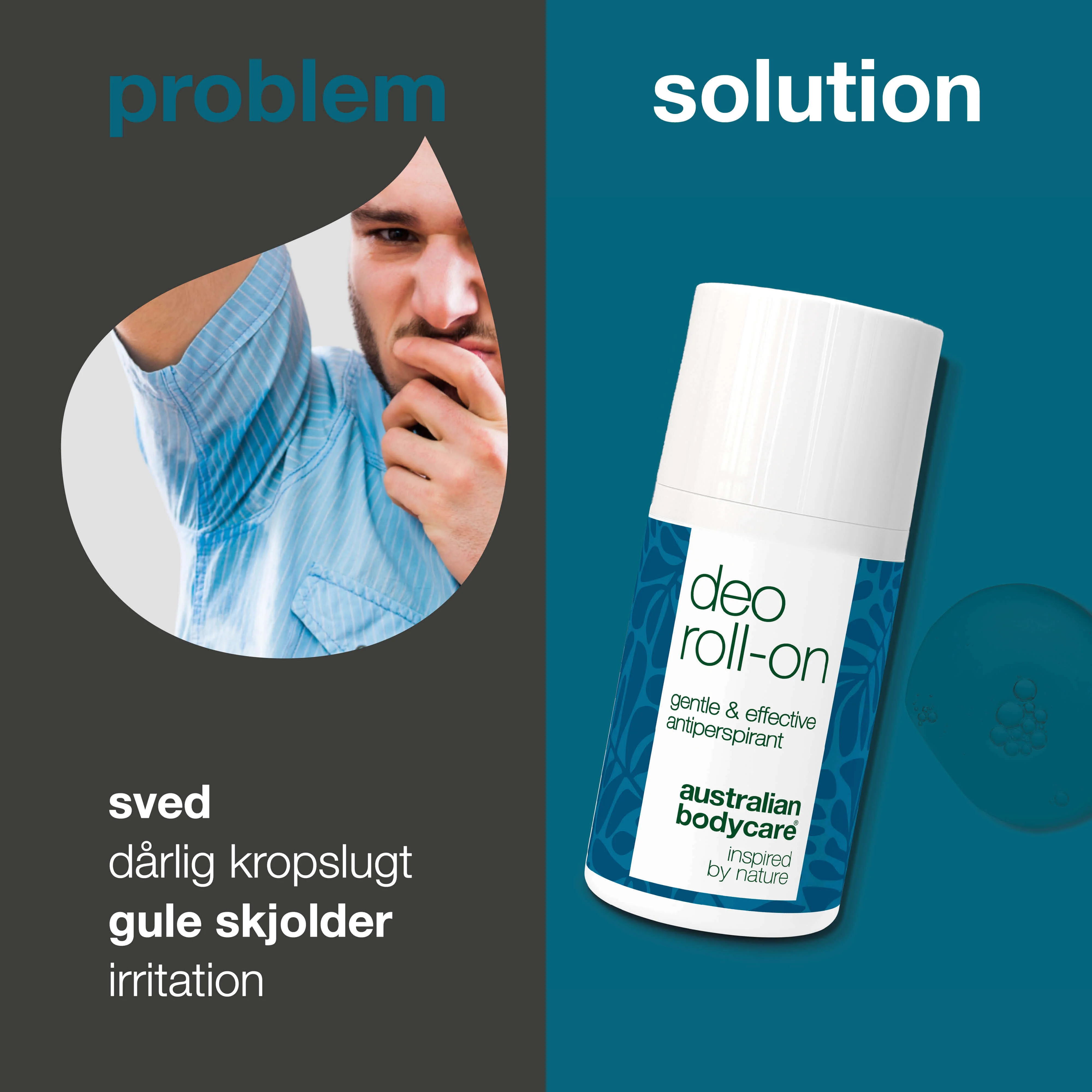 Antiperspirant roll-on mod sved og lugt hele dagen — Blokerer sveden, fjerner lugten og holder tøjet fri for skjolder – så du kan føle dig frisk hele dagen. - Image 2