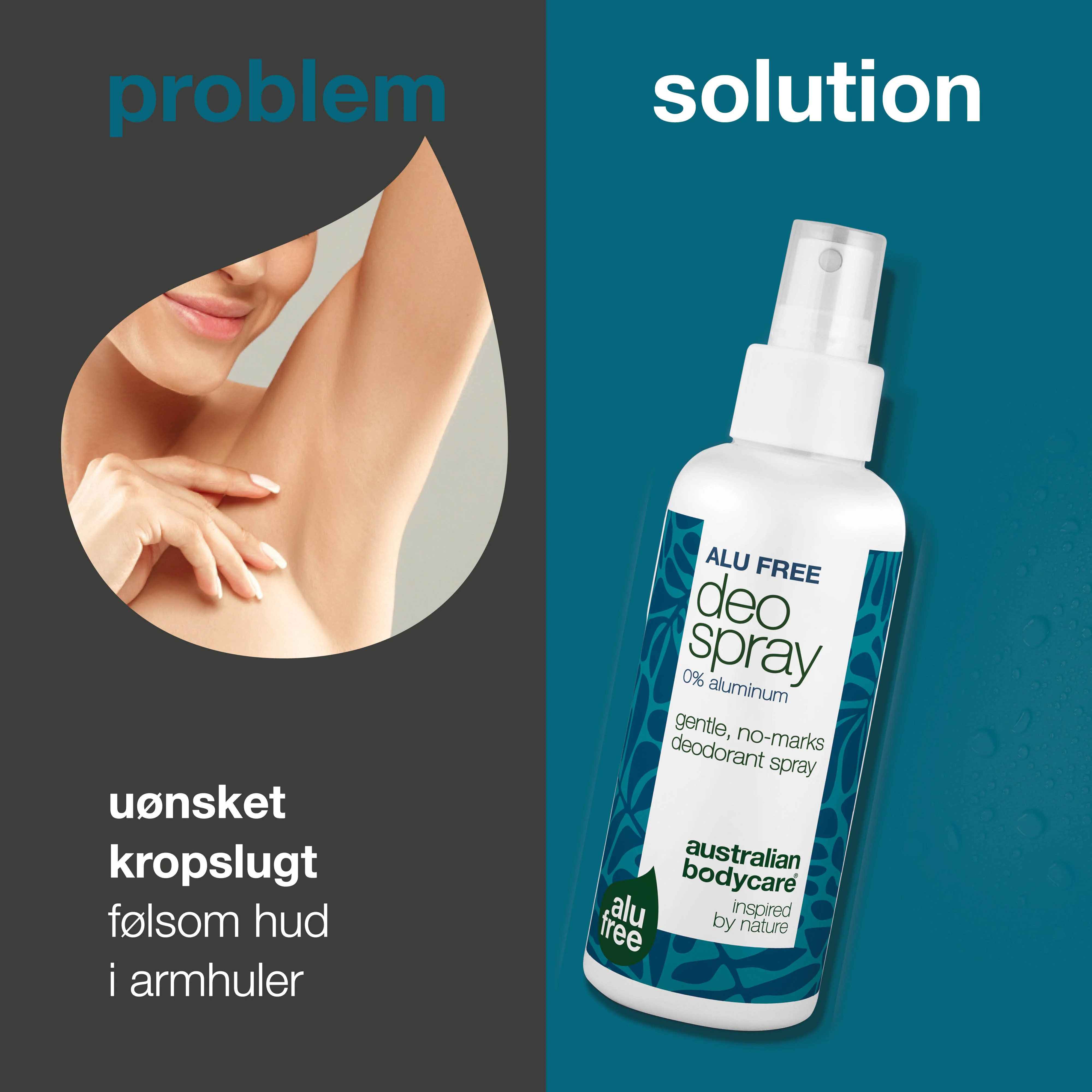Deodorantspray uden aluminium – Naturlig friskhed — Effektiv aluminiumsfri deodorant med naturlige ingredienser. Modvirker svedlugt og giver langvarig friskhed. Hurtigtørrende og skånsom. - Image 2