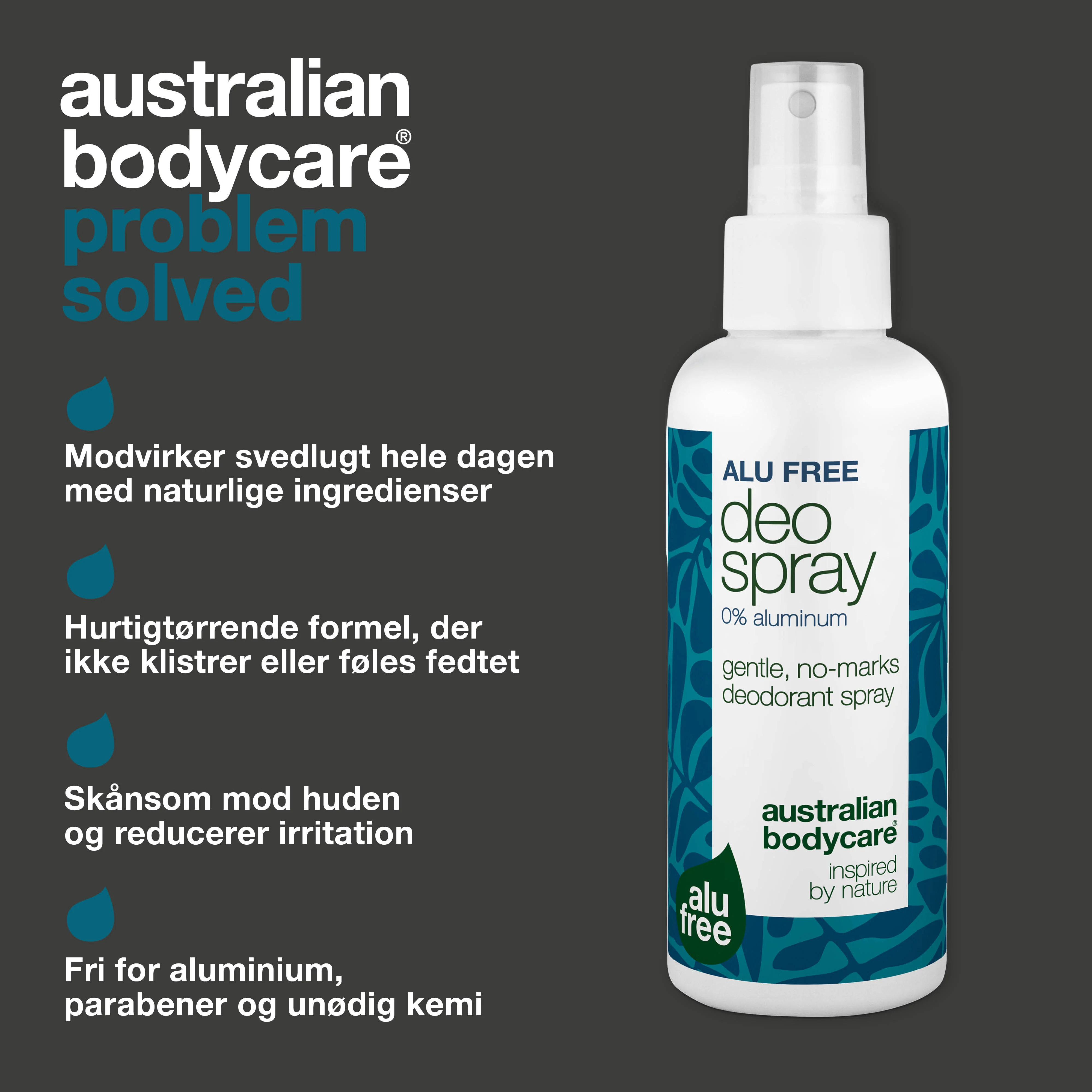 Deodorantspray uden aluminium – Naturlig friskhed — Effektiv aluminiumsfri deodorant med naturlige ingredienser. Modvirker svedlugt og giver langvarig friskhed. Hurtigtørrende og skånsom. - Image 3