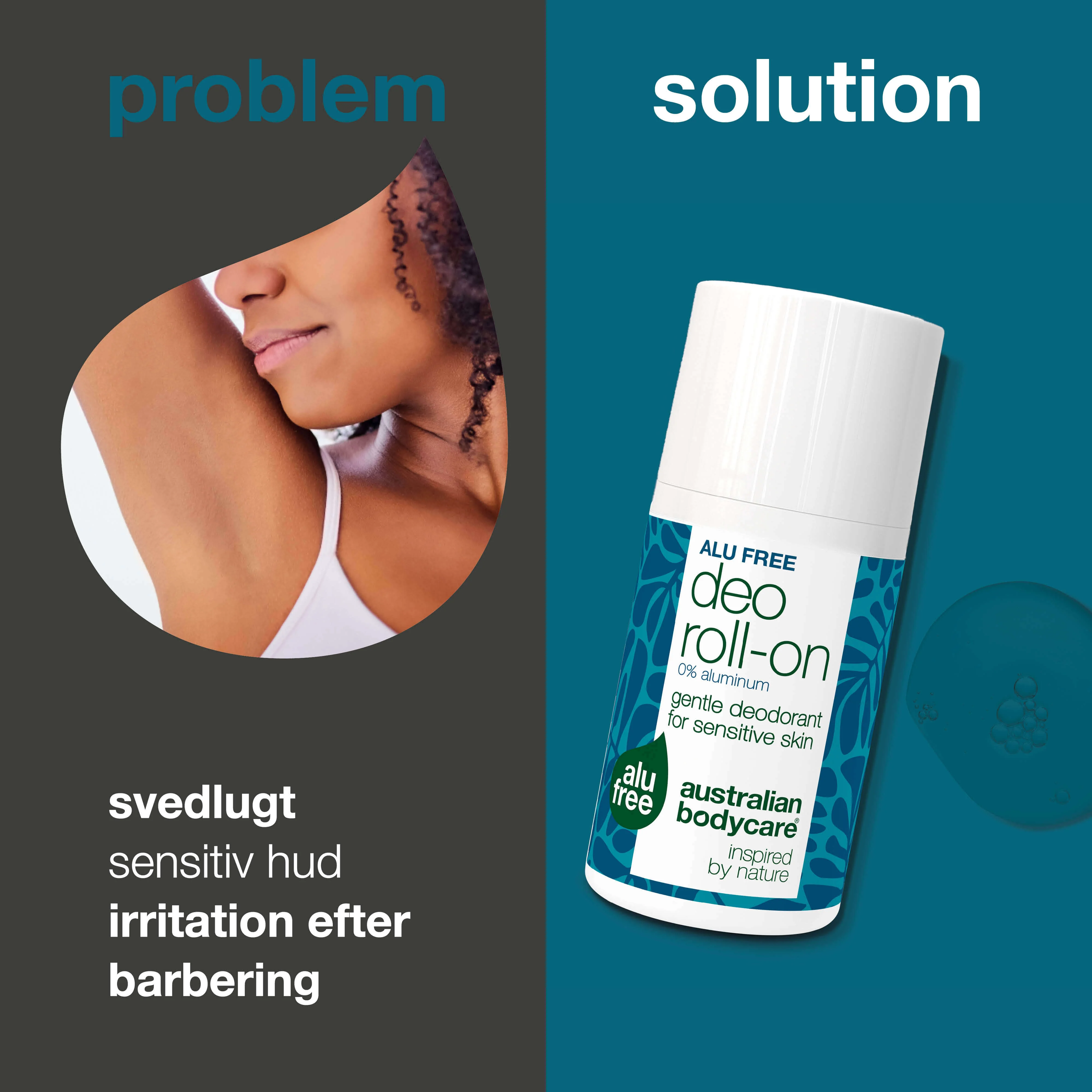 Naturlig roll-on deodorant uden aluminium mod svedlugt — Aluminiumsfri deodorant der effektivt modvirker svedlugt – uden irritation. Naturlig og mild til selv sart hud. - Image 2