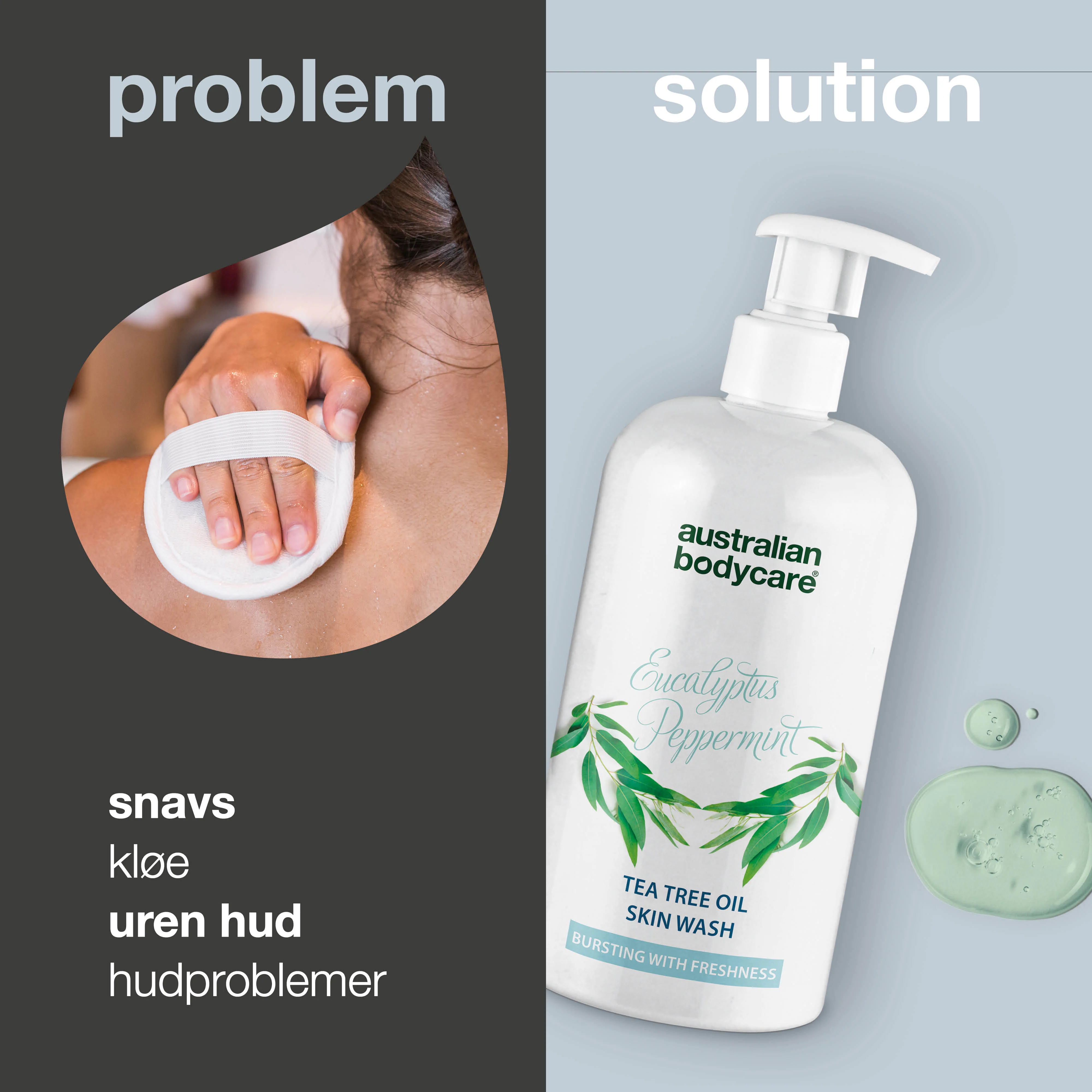 Professionel Eucalyptus Skin Wash — Showergel til professionel brug med naturlig Tea Tree Oil og eukalyptus - Image 2