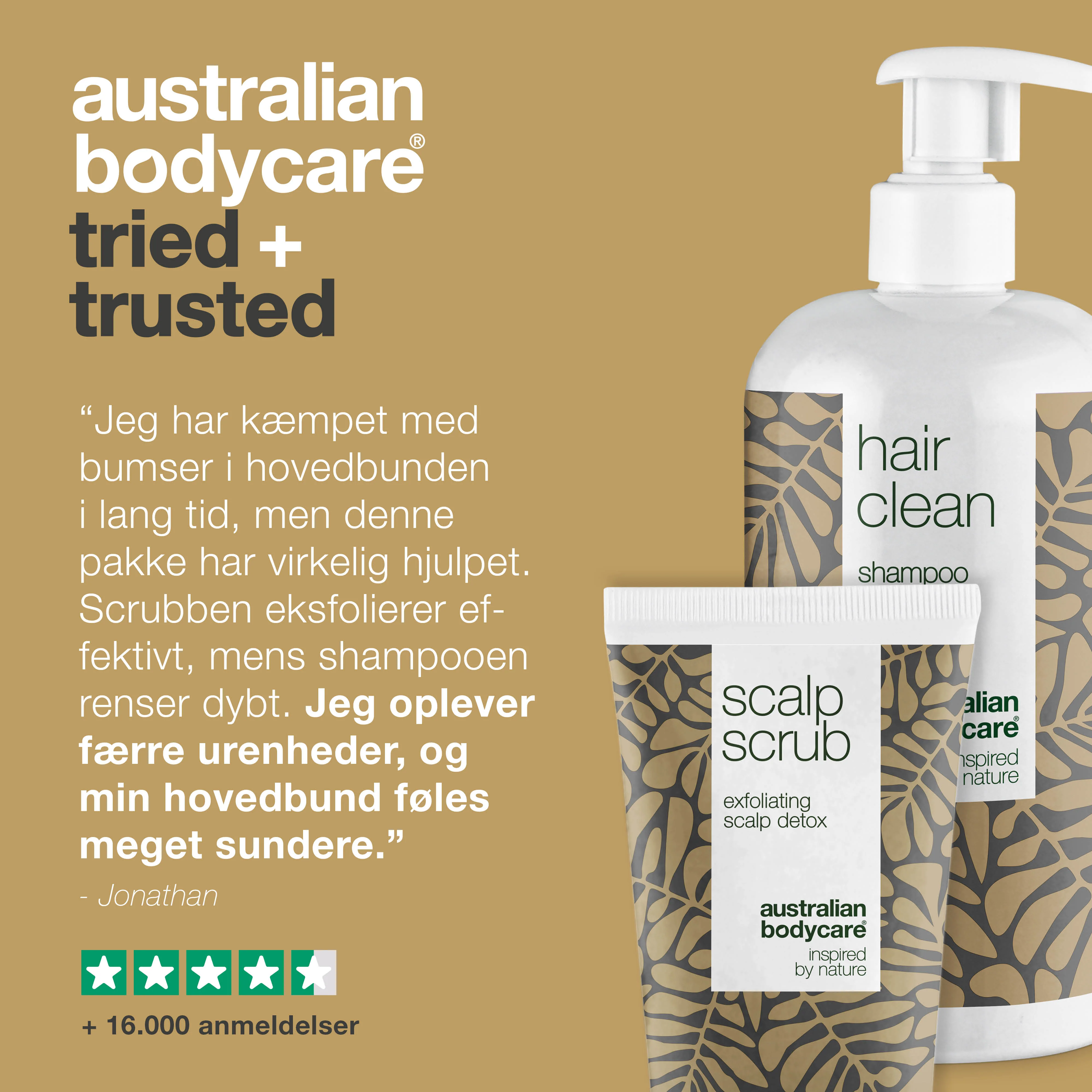 2 produkter til fedtet hår — Tea Tree Shampoo og scrub til fedtet hovedbund og hår - Image 5