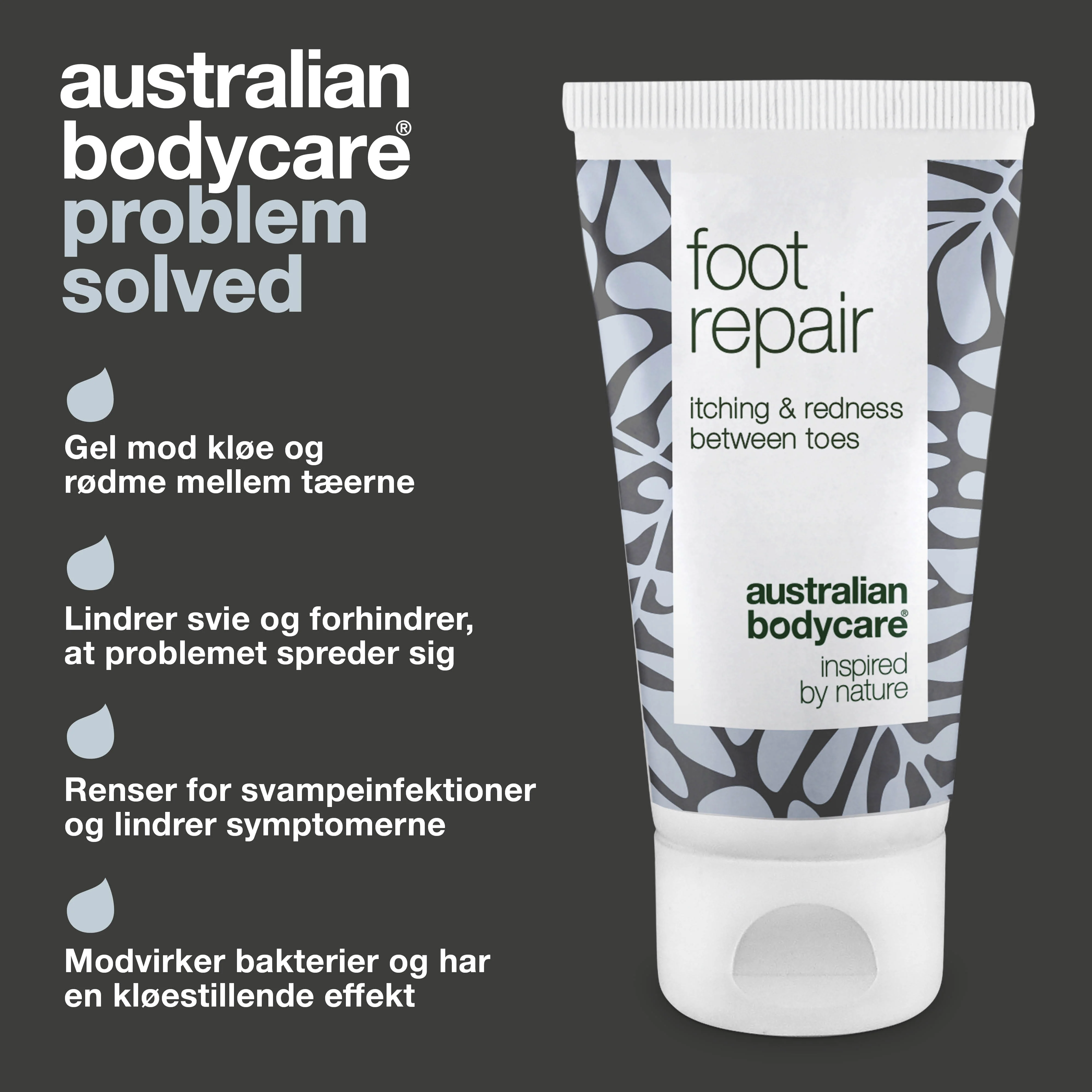 Fodgel med Tea Tree Oil  — Lindrende gel mod kløe, svie og rødme mellem tæerne. - Image 3