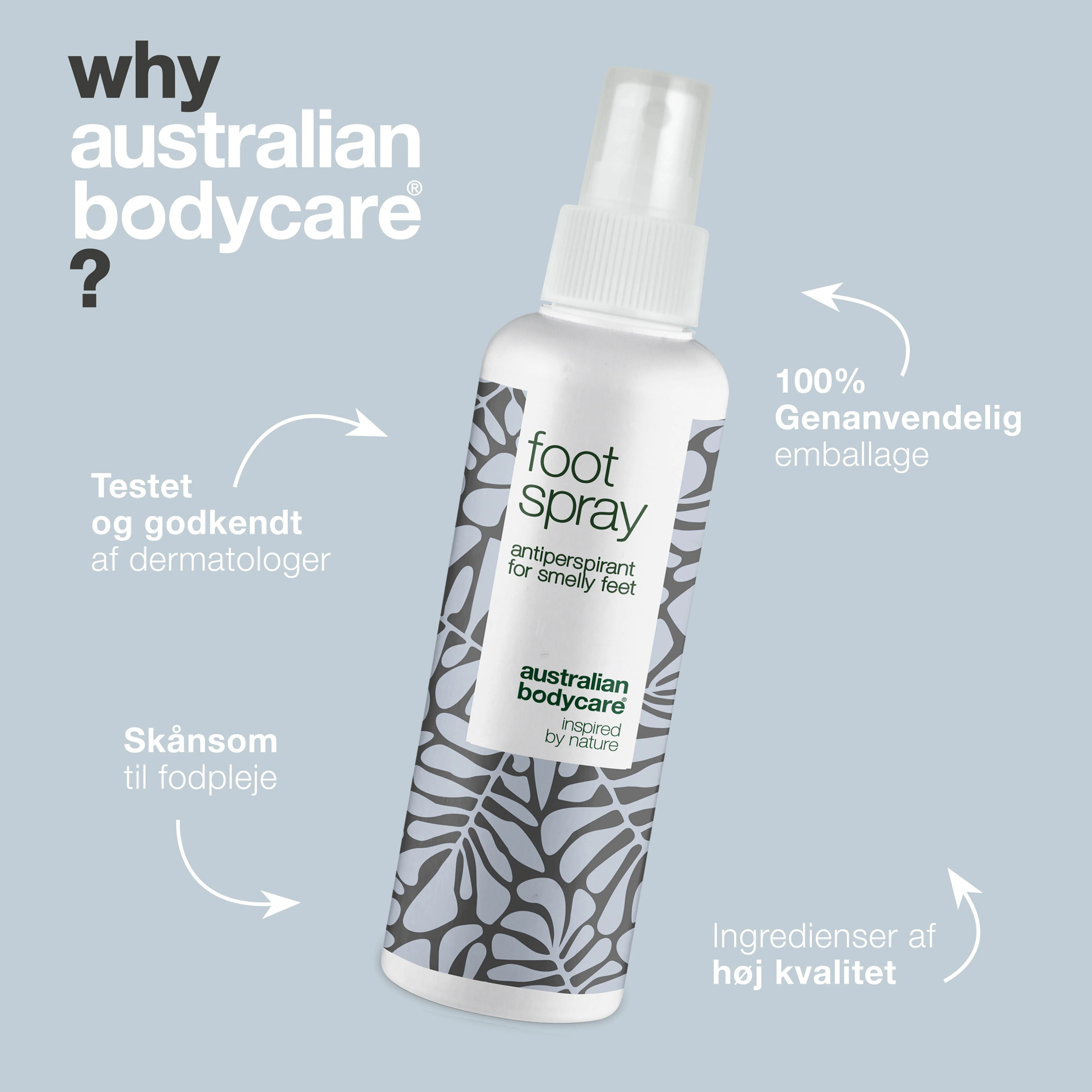 Fodspray mod sure tæer — Antiperspirant mod sure tæer og fødder - Image 4