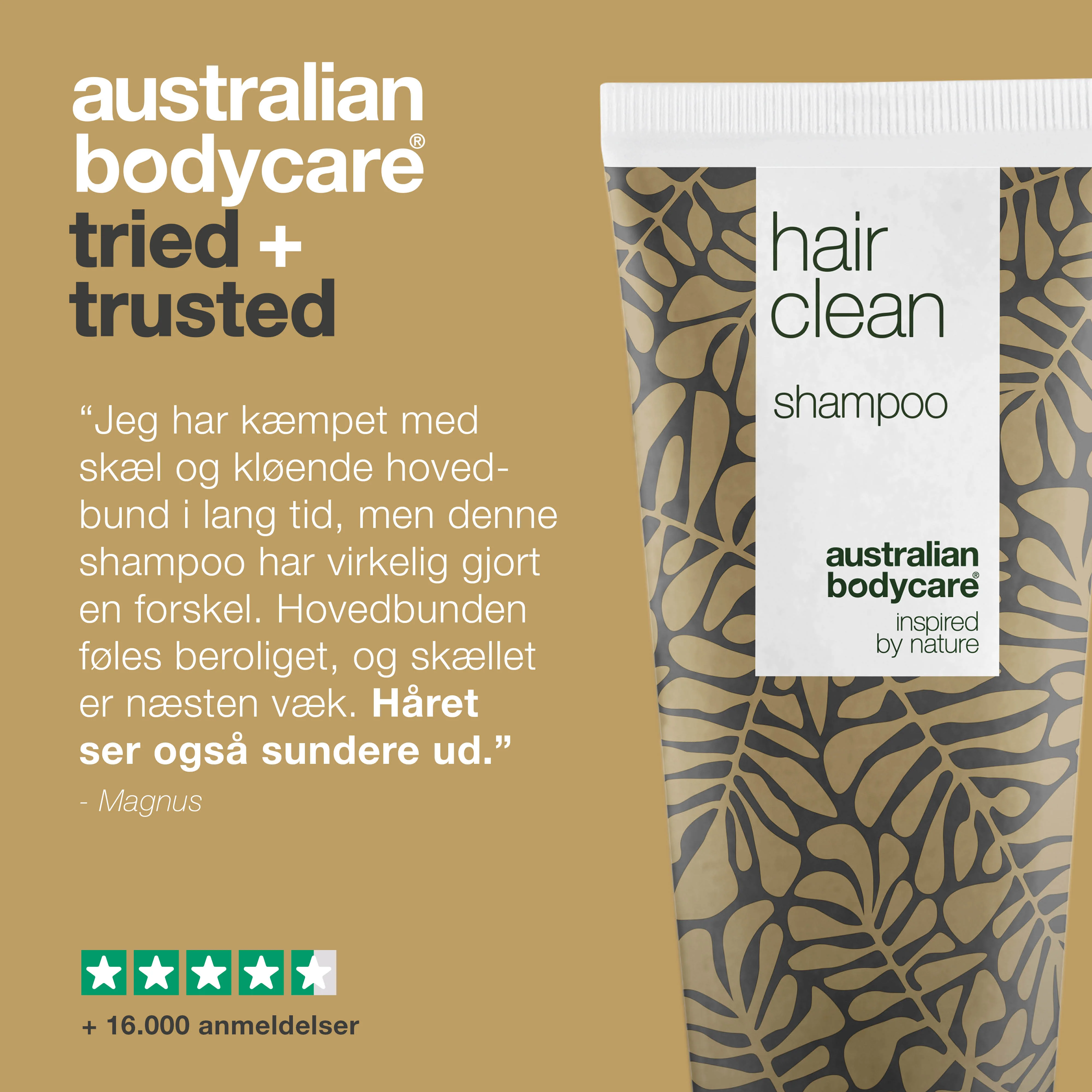 Tea Tree shampoo til skæl og tør hovedbund — Shampoo mod Skæl, kløende hovedbund og fedtet hår - Image 5
