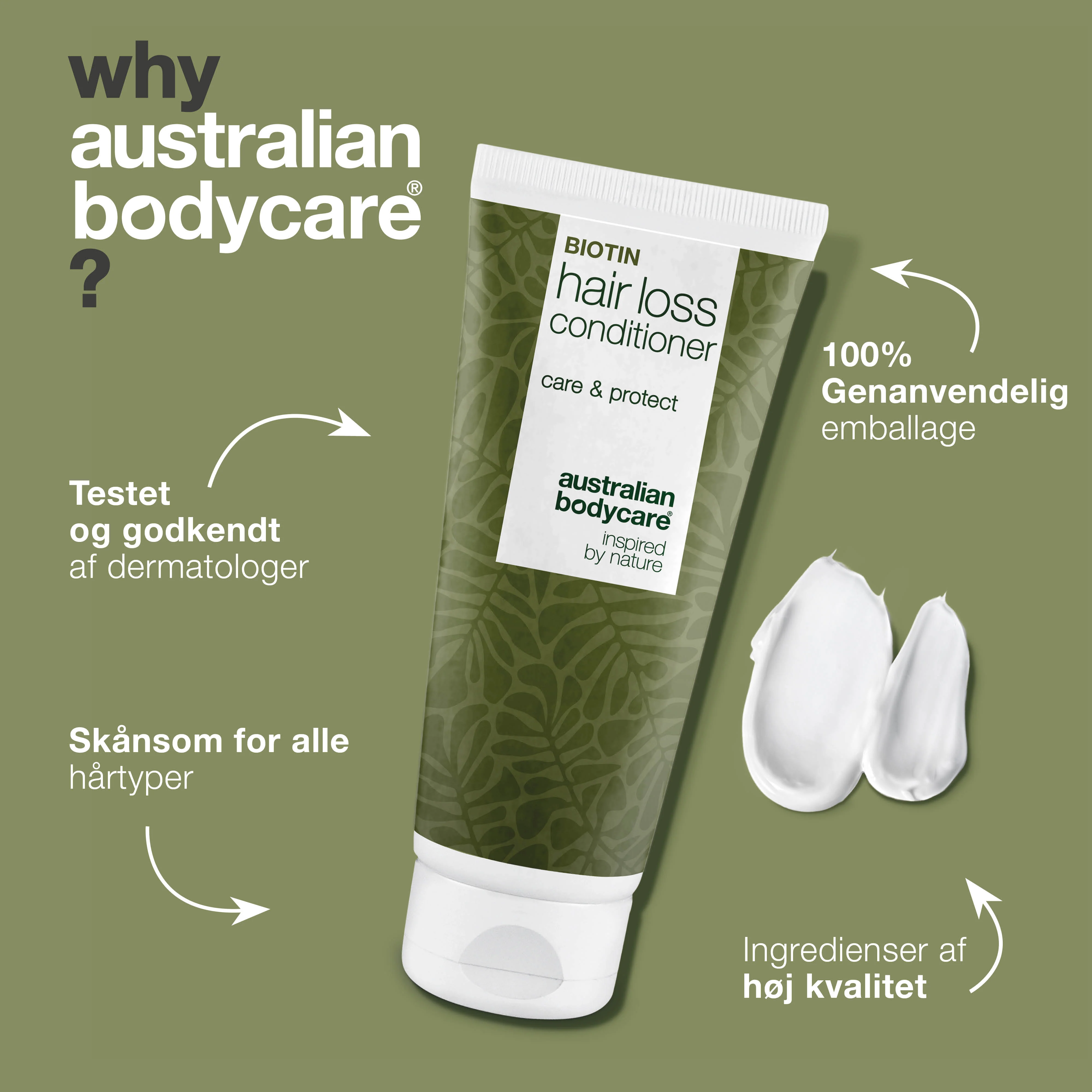 Hair Loss Conditioner – Styrker tyndt hår og reducerer hårtab — Hair Loss Conditioner styrker tyndt hår, reducerer hårtab og fugter. Med Capilia Longa, Koffein og Biotin for sundere og fyldigere hår. - Image 4