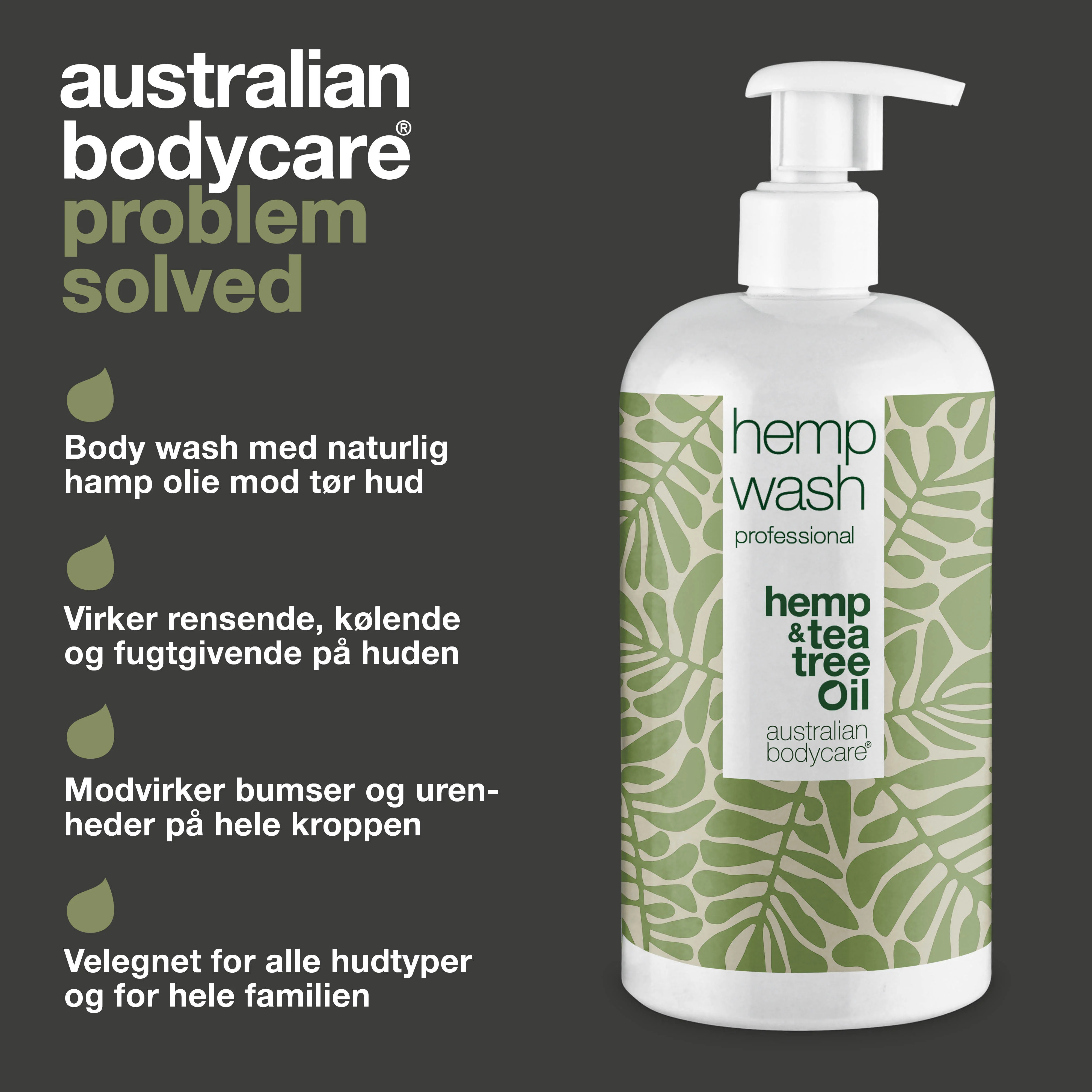 Hamp Shower Gel til uren hud — Body Wash med Hamp Olie til Tør og Fedtet Hud - Image 3