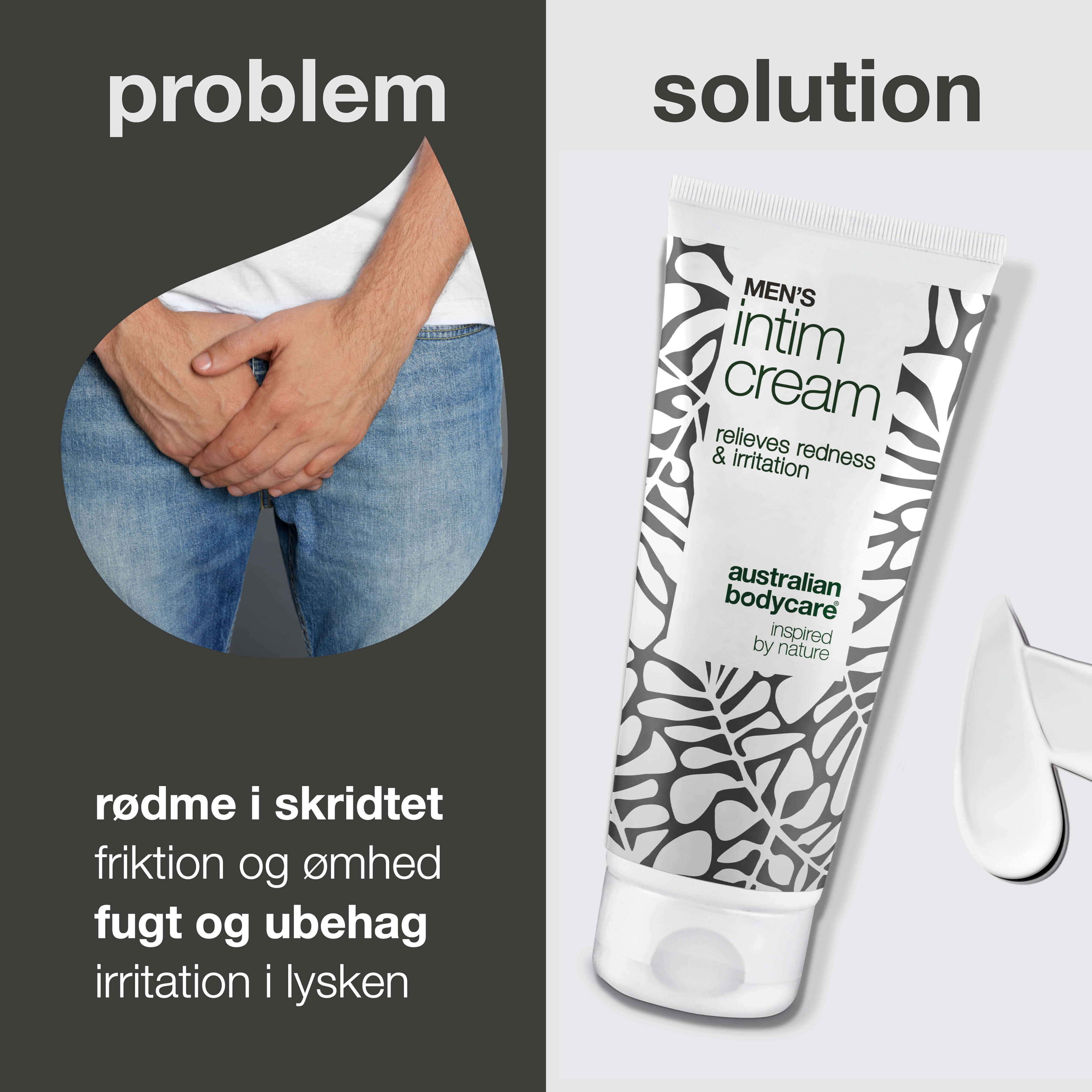 Mænds Intimcreme – lindrer kløe og friktion i skridtet — Mænds Intimcreme mod rødme og irritation i skridtet. Indeholder sheasmør, bivoks og zink for optimal beskyttelse og pleje. - Image 2