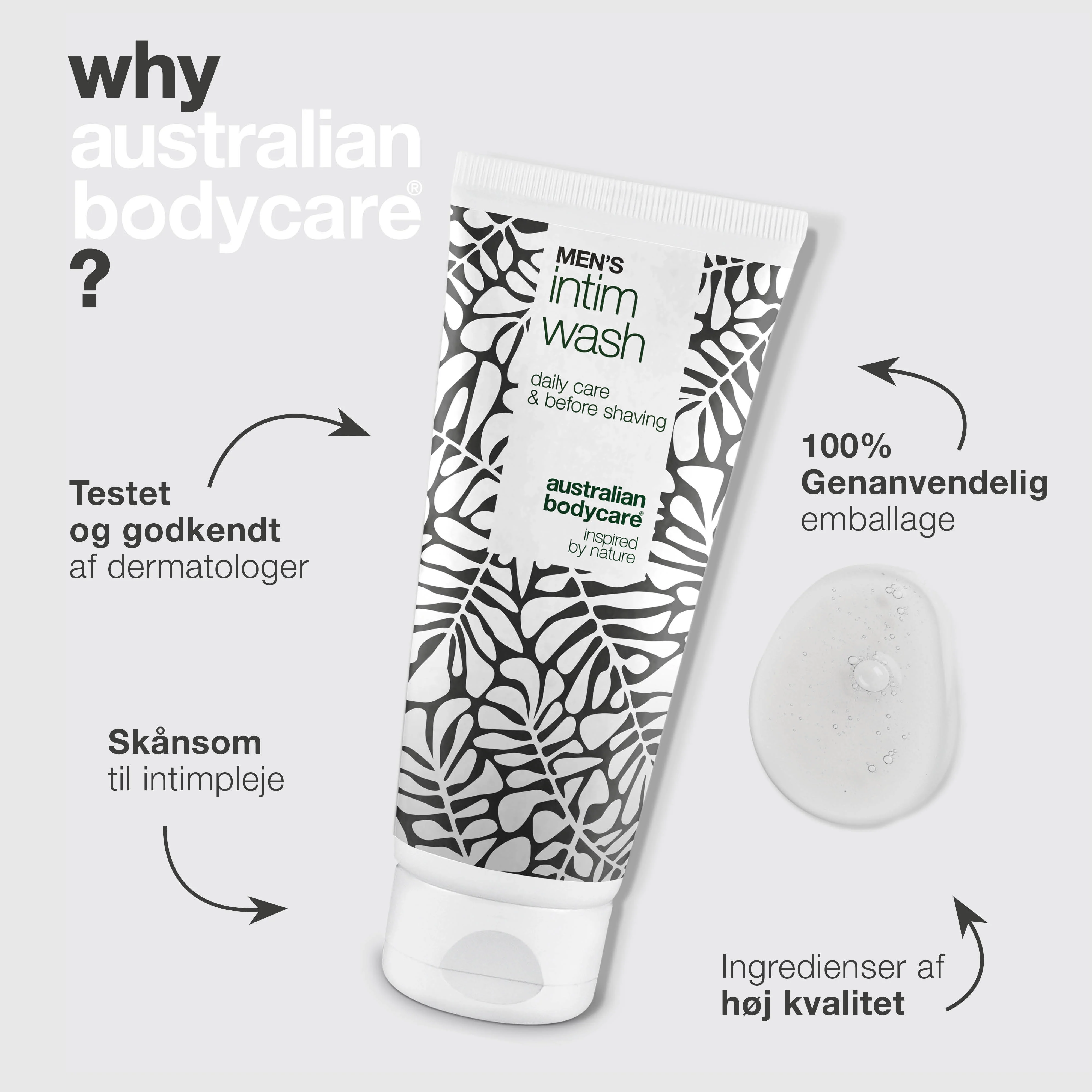 Intimsæbe mænd – Skånsom pleje til daglig intimhygiejne — Effektiv intimsæbe til mænd. Hjælper mod irritation og ubehag i skridtet. Naturlige ingredienser for en sund og velplejet hud. - Image 4