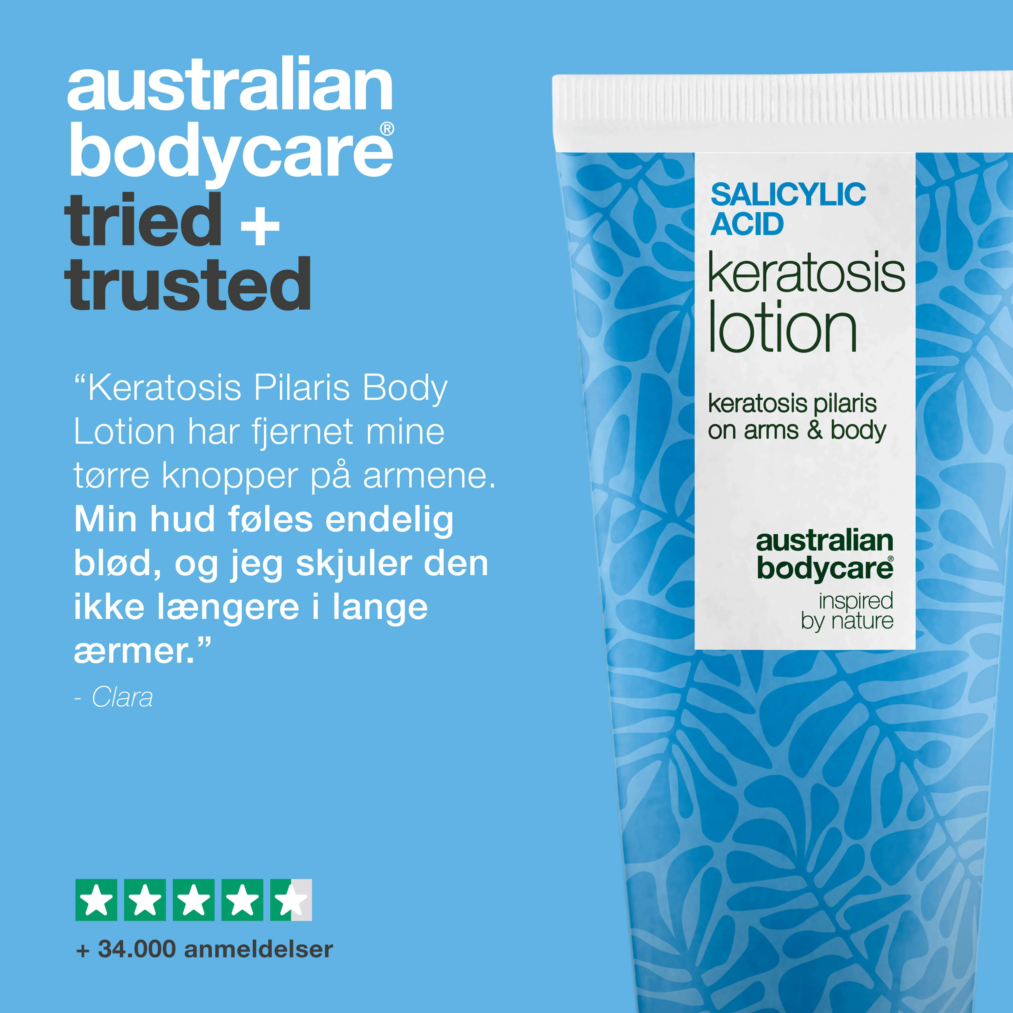 Body lotion mod keratosis pilaris og ru hud med små knopper — Body lotion mod keratosis pilaris og tør hud. Udglatter med salicylsyre, niacinamid og zink. - Image 5
