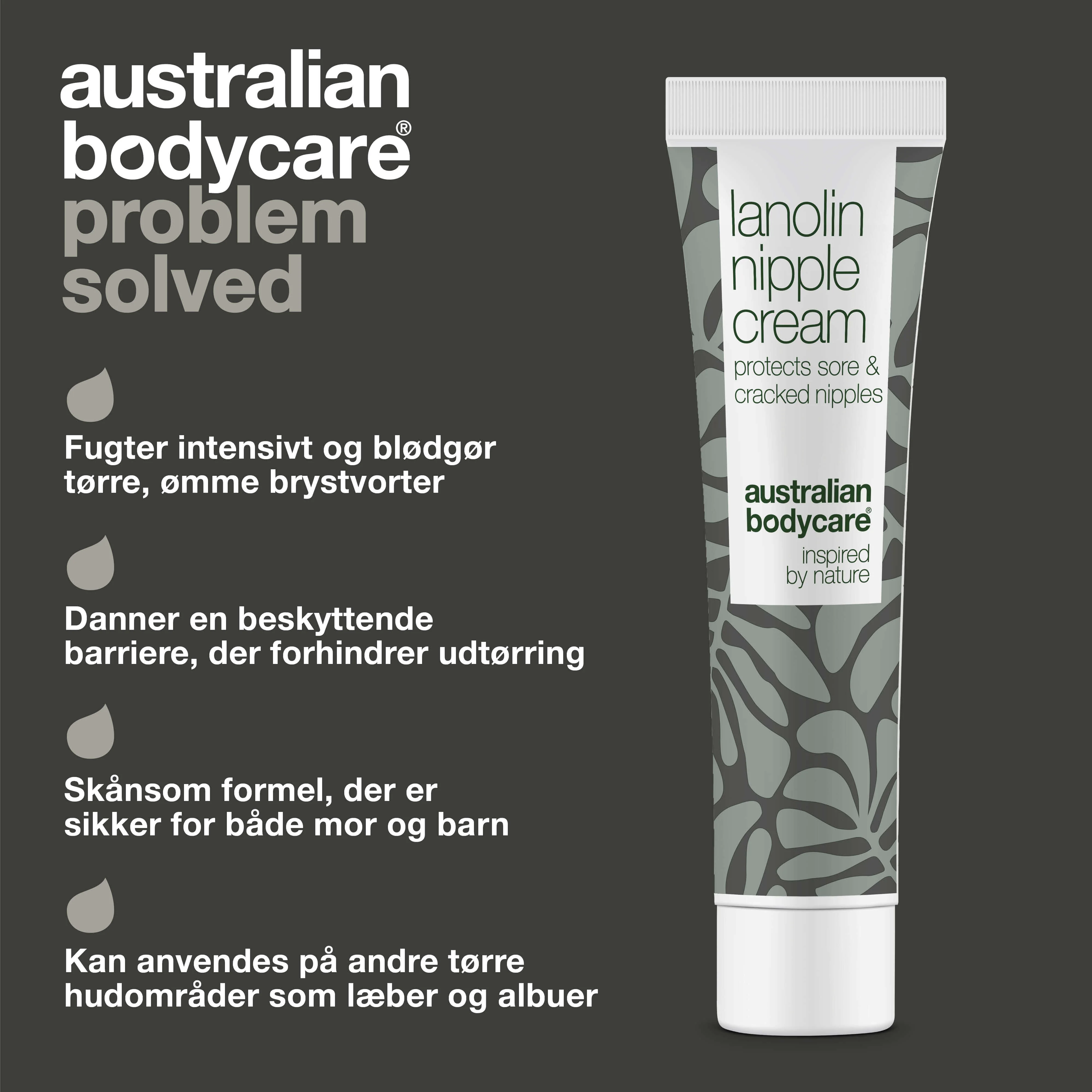 Lanolin Nippelcreme til tørre og ømme brystvorter — Fugtgivende lanolincreme til pleje af tørre brystvorter. Perfekt til amning. - Image 3