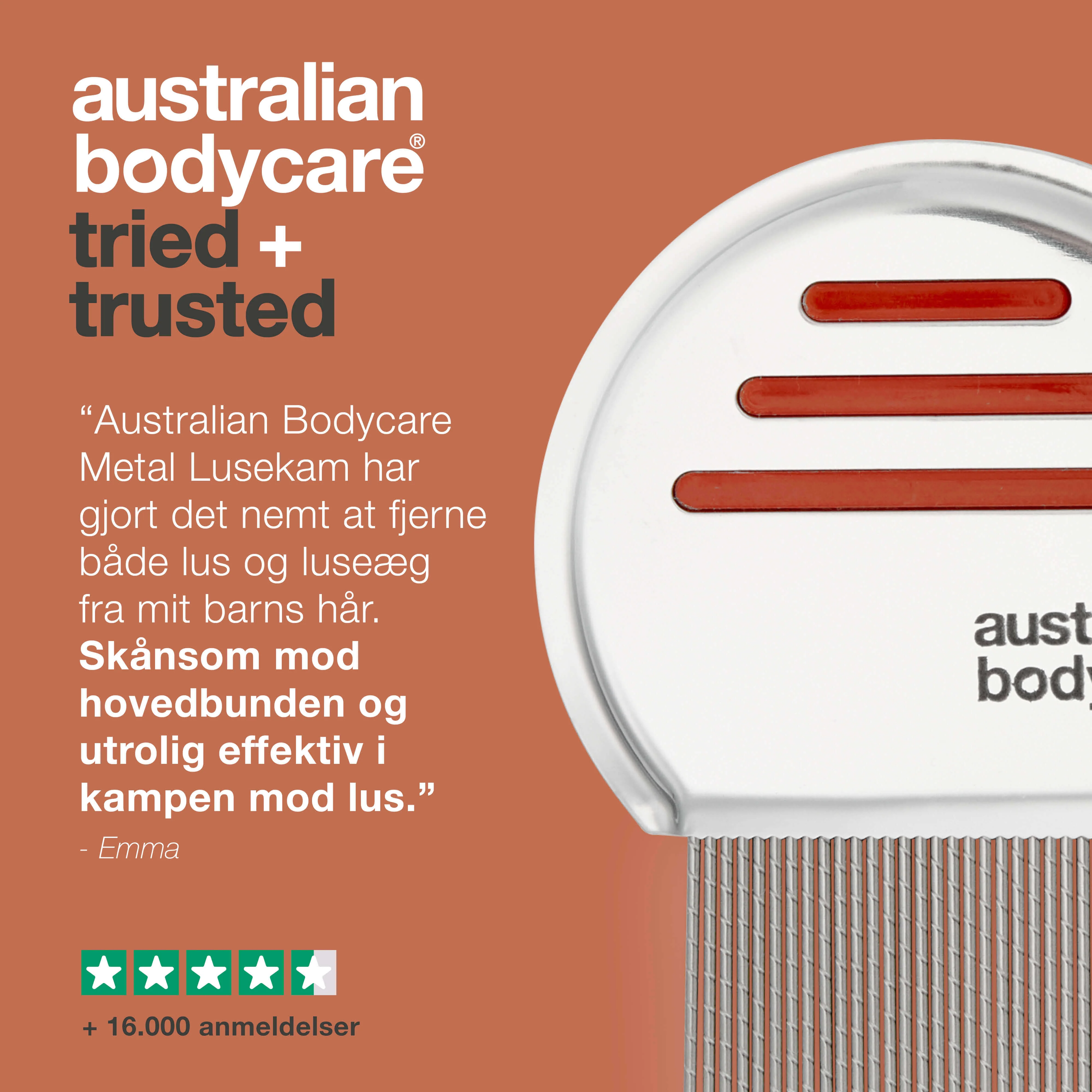 Metal lusekam – Fjern effektivt lus og luseæg — Bekæmp lus med en rustfri lusekam! Fjerner skånsomt lus og luseæg fra håret. Perfekt til lusebehandling. - Image 5