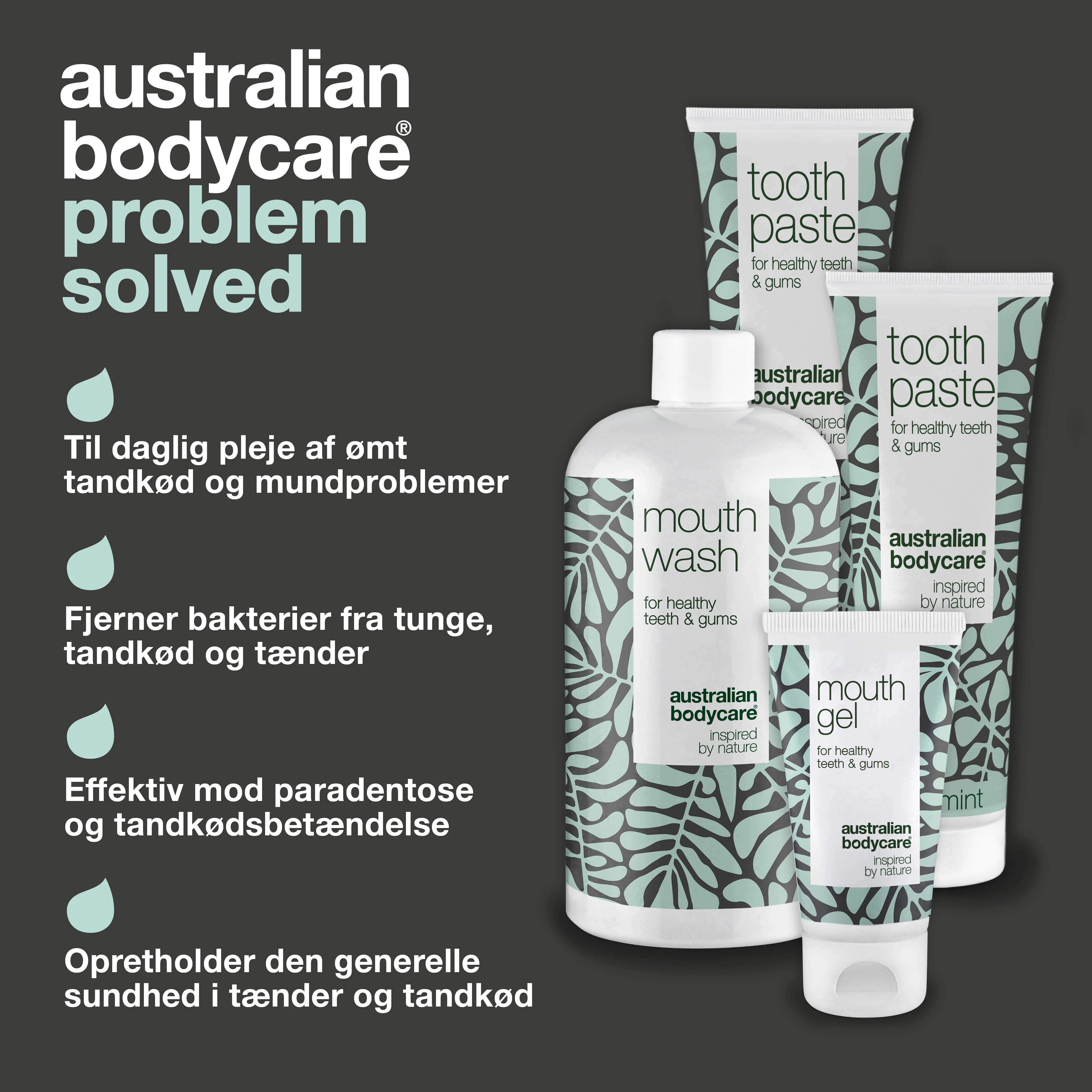 Mundpakken med 4 produkter med Tea Tree Oil — Til daglig pleje ved mundsvamp, paradentose og tandkødsbetændelse - Image 3