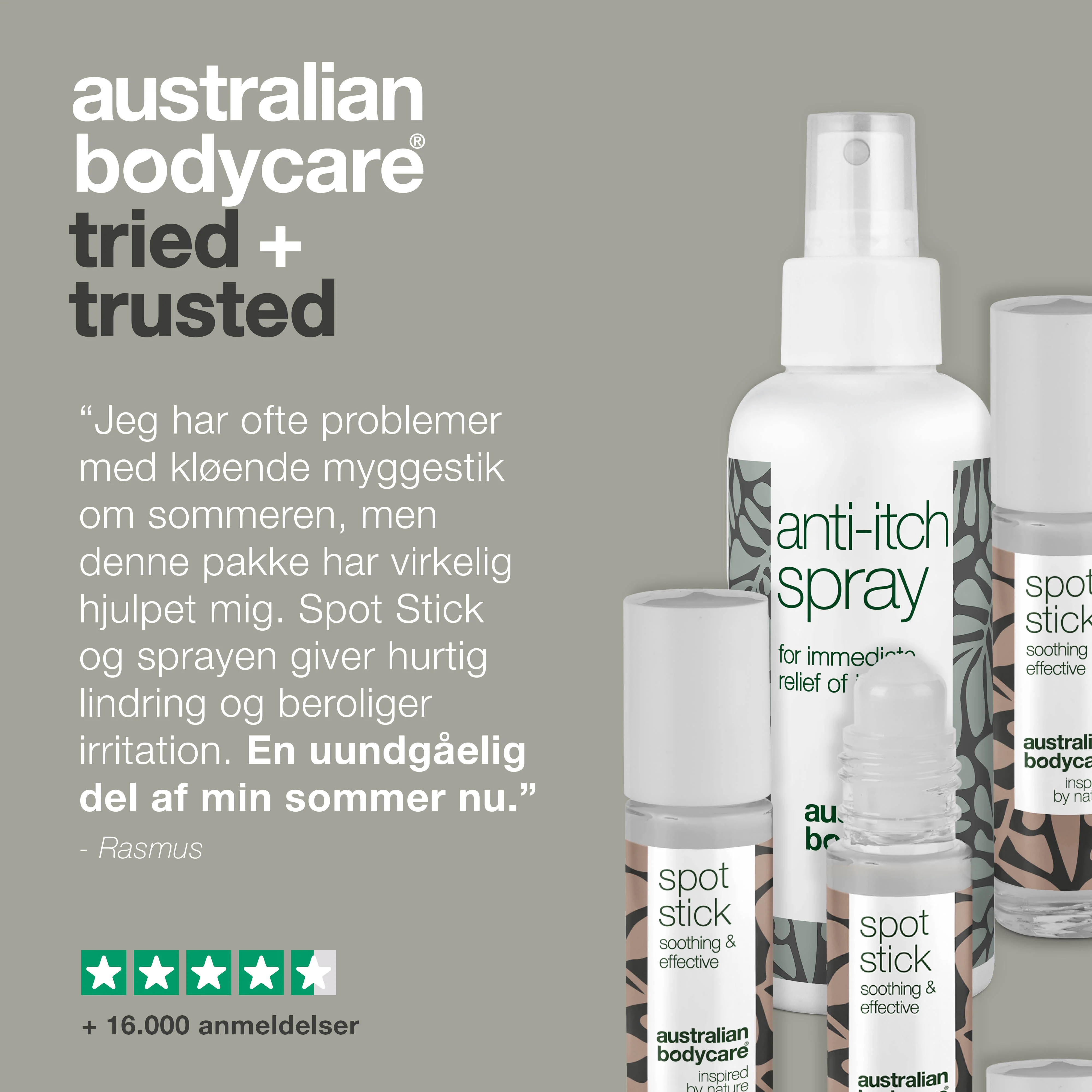 4-pak til pleje ved myggestik og insektbid — 4 beroligende produkter til at lindre irritation fra insektstik - Image 5