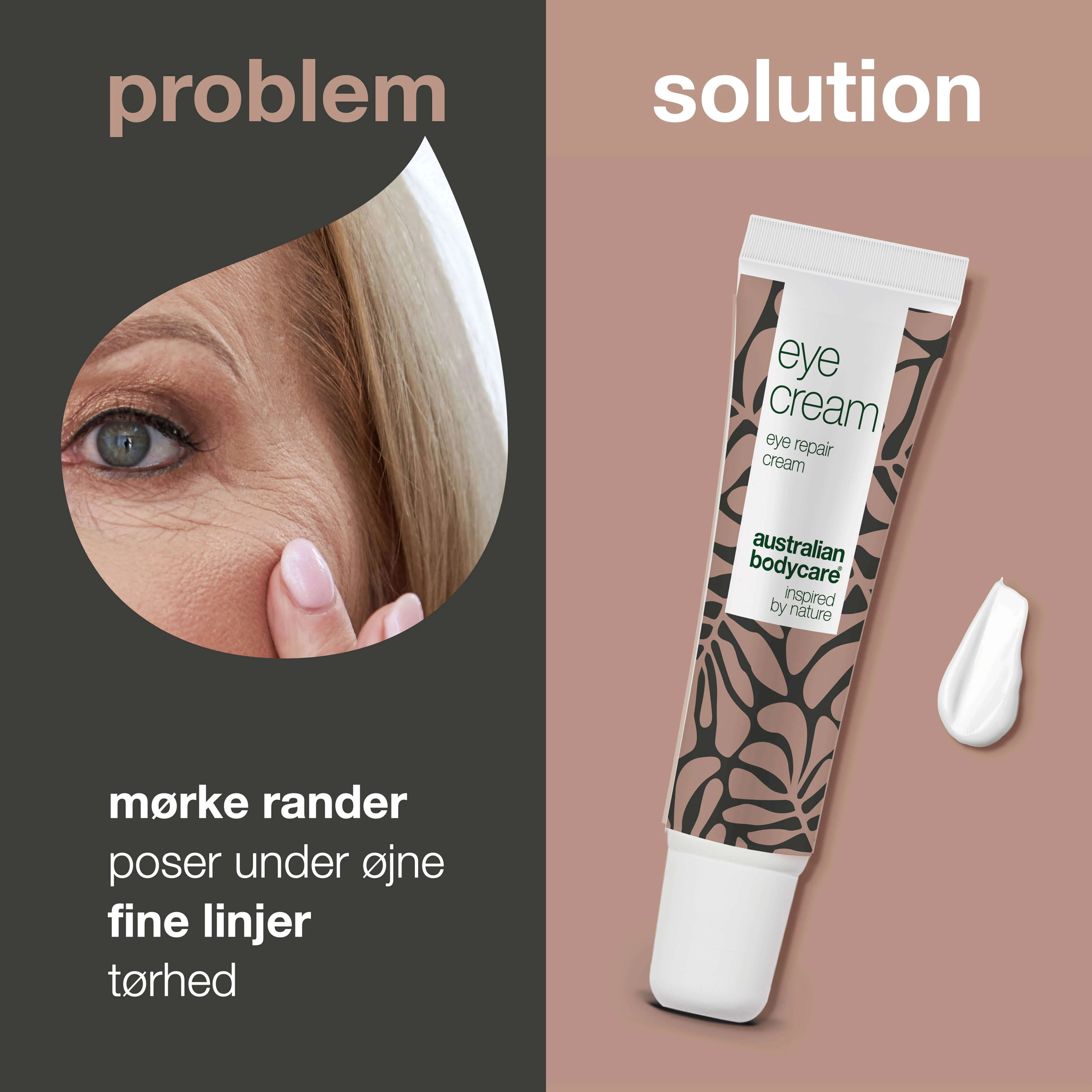 Øjencreme mod mørke rander, poser og fine linjer — Effektiv øjencreme, der reducerer poser og mørke rander. Fugter og styrker huden for et frisk og ungdommeligt udseende. - Image 2