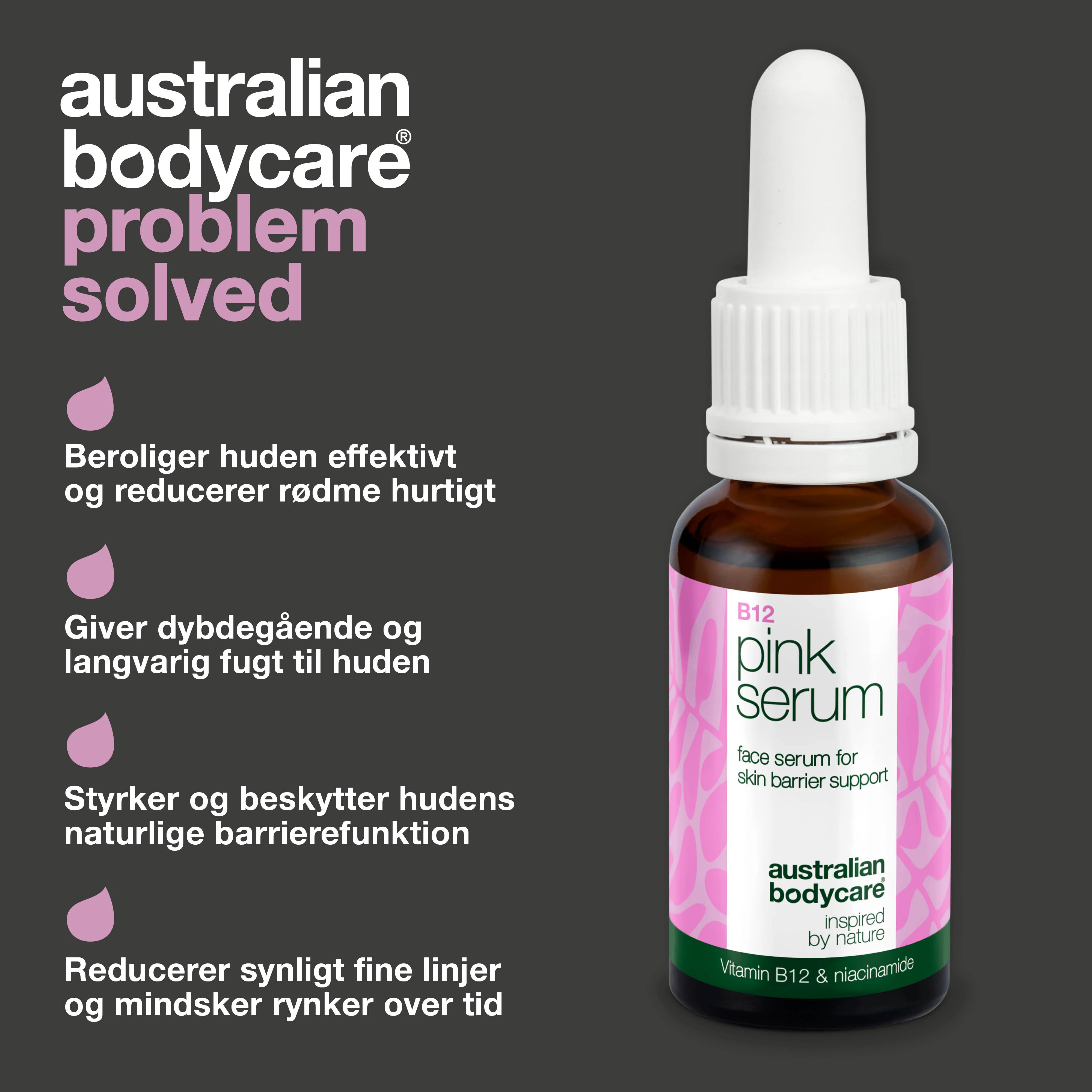 Vitamin B12 Pink Serum – Reducerer rødme og giver sund glød — B12 Pink Serum styrker hudbarrieren, reducerer rødme og aldringstegn. For en blød og strålende hud. - Image 3