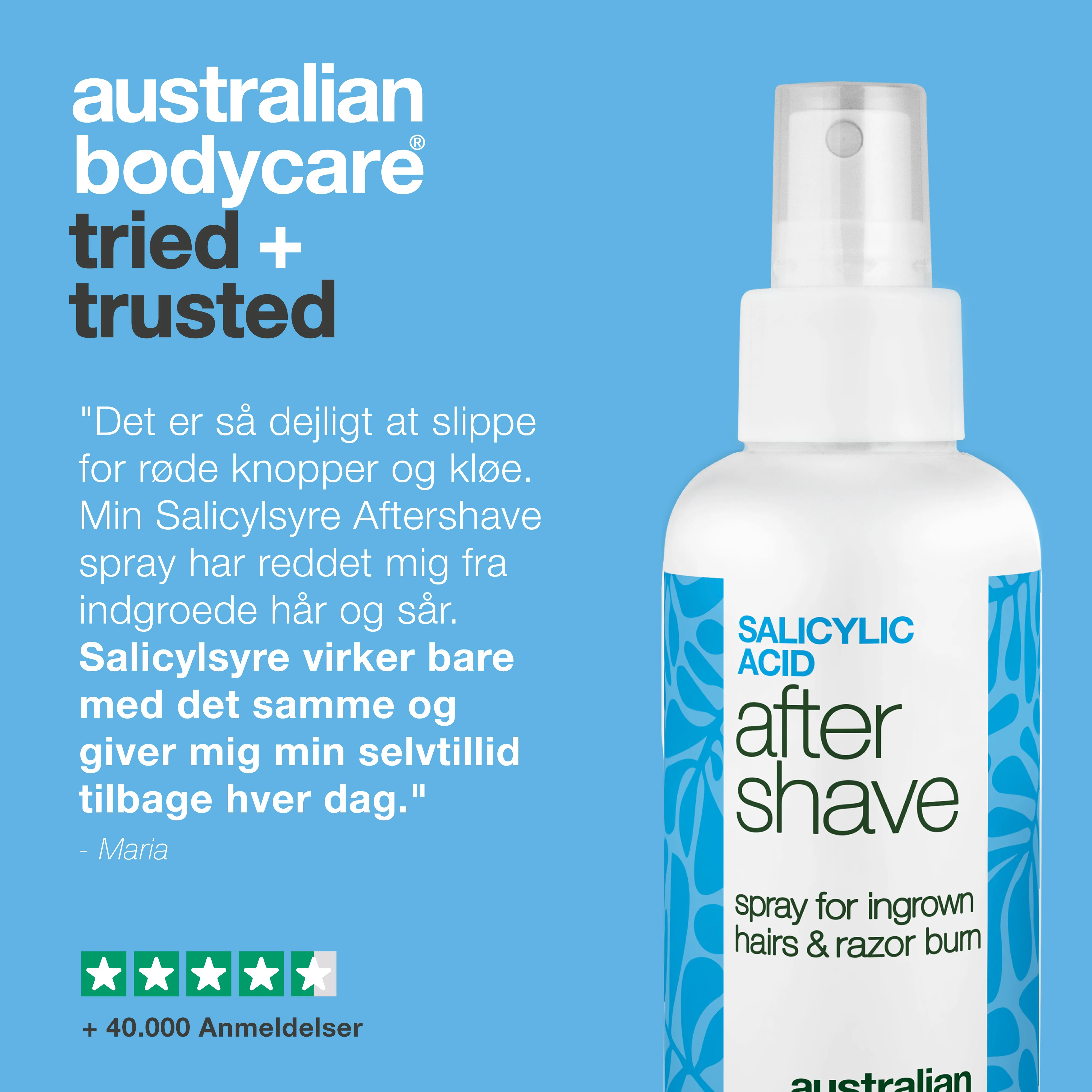 Salicylsyre After Shave Spray til skægpest, razor burn & røde knopper — After Shave Spray til kløe, svie og rødme efter barbering med Salicylsyre, Aloe Vera og Panthenol. - Image 5