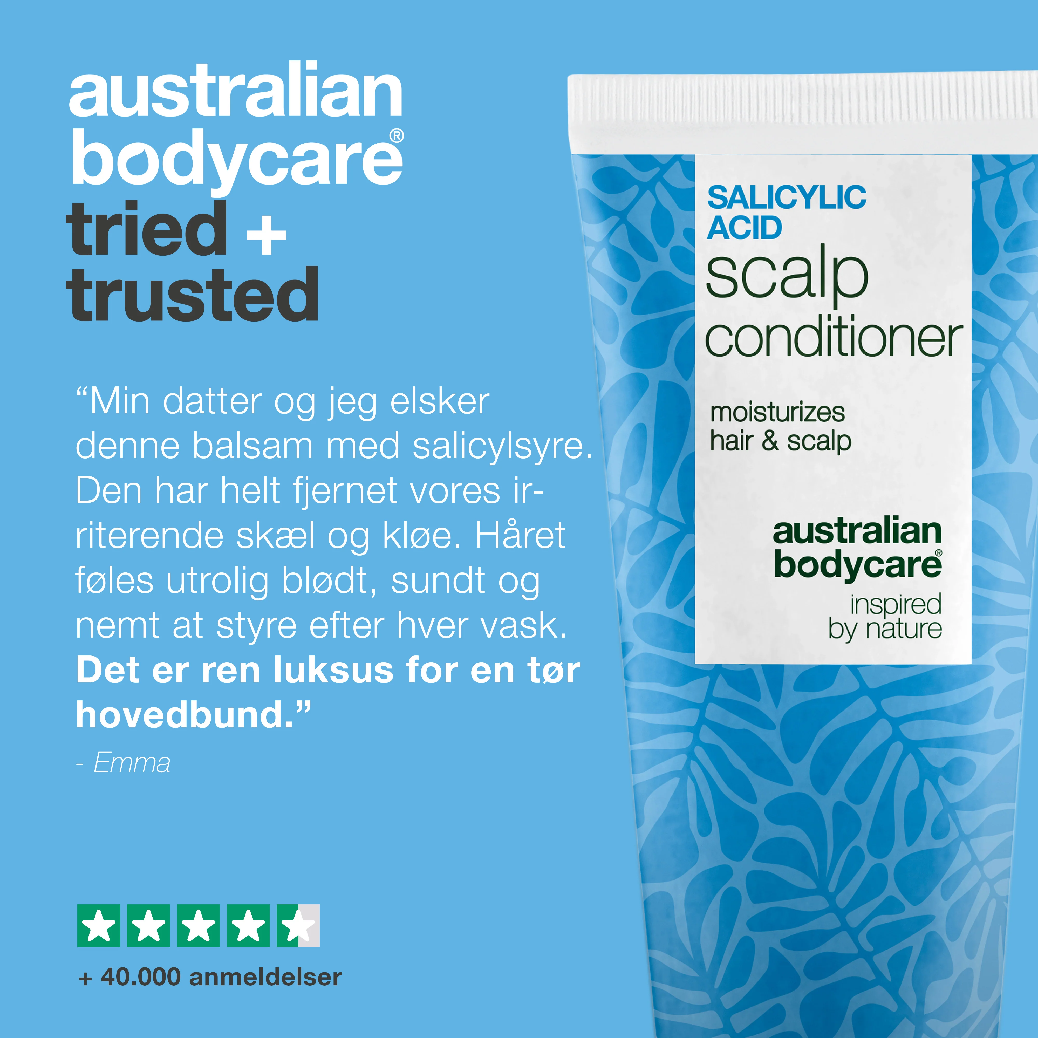 Balsam med Salicylsyre mod skæl og kløende hovedbund — Fugtgivende conditioner til tør hovedbund/hår og knækket hår. Giver blødt hår og lindring med effektiv Salicylsyre. - Image 5
