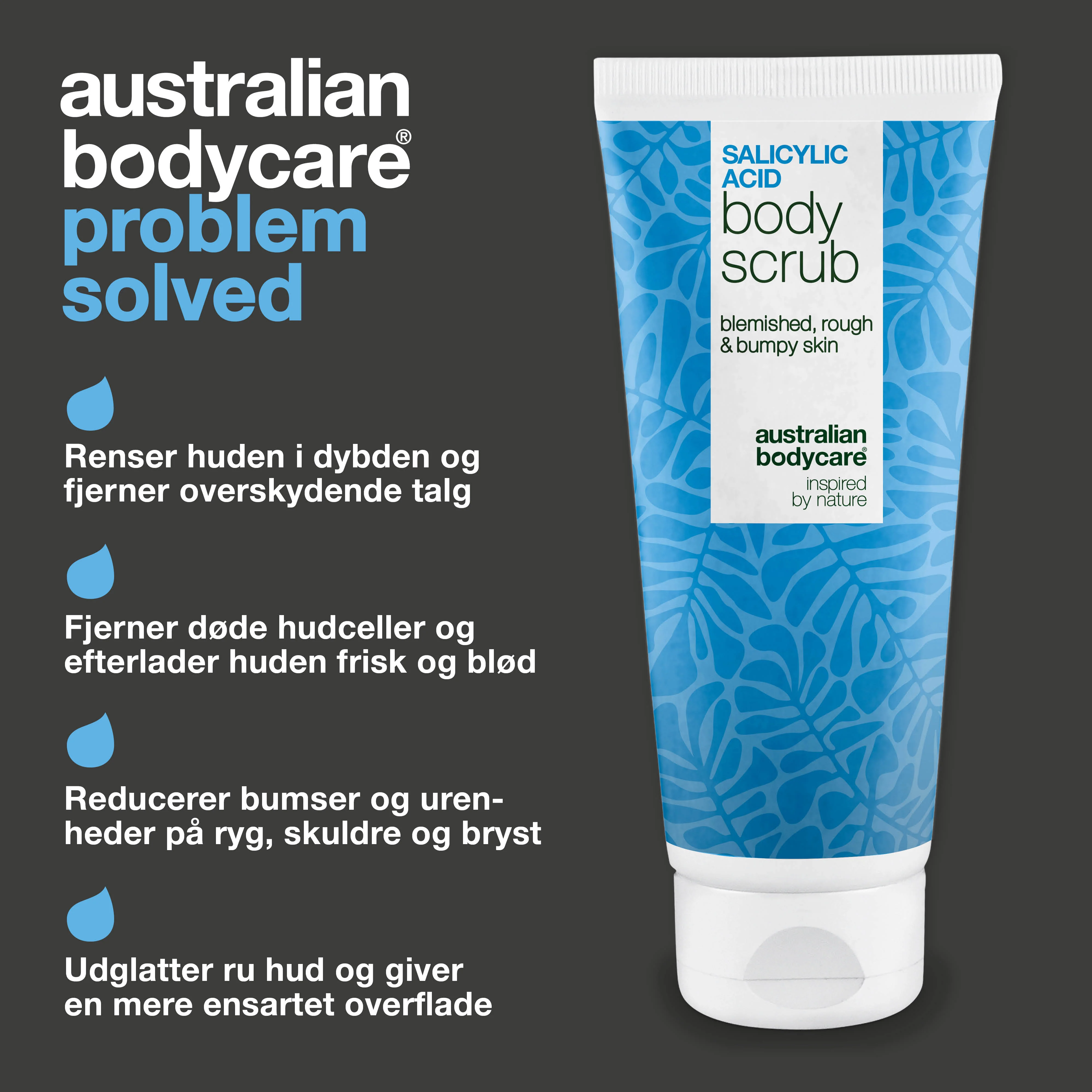Body Scrub med salicylsyre til uren hud på kroppen – giver glattere hud — Body Scrub med salicylsyre fjerner døde hudceller, bumser og tilstoppede porer. Indeholder salicylsyre, glykolsyre & glycerin - Image 3