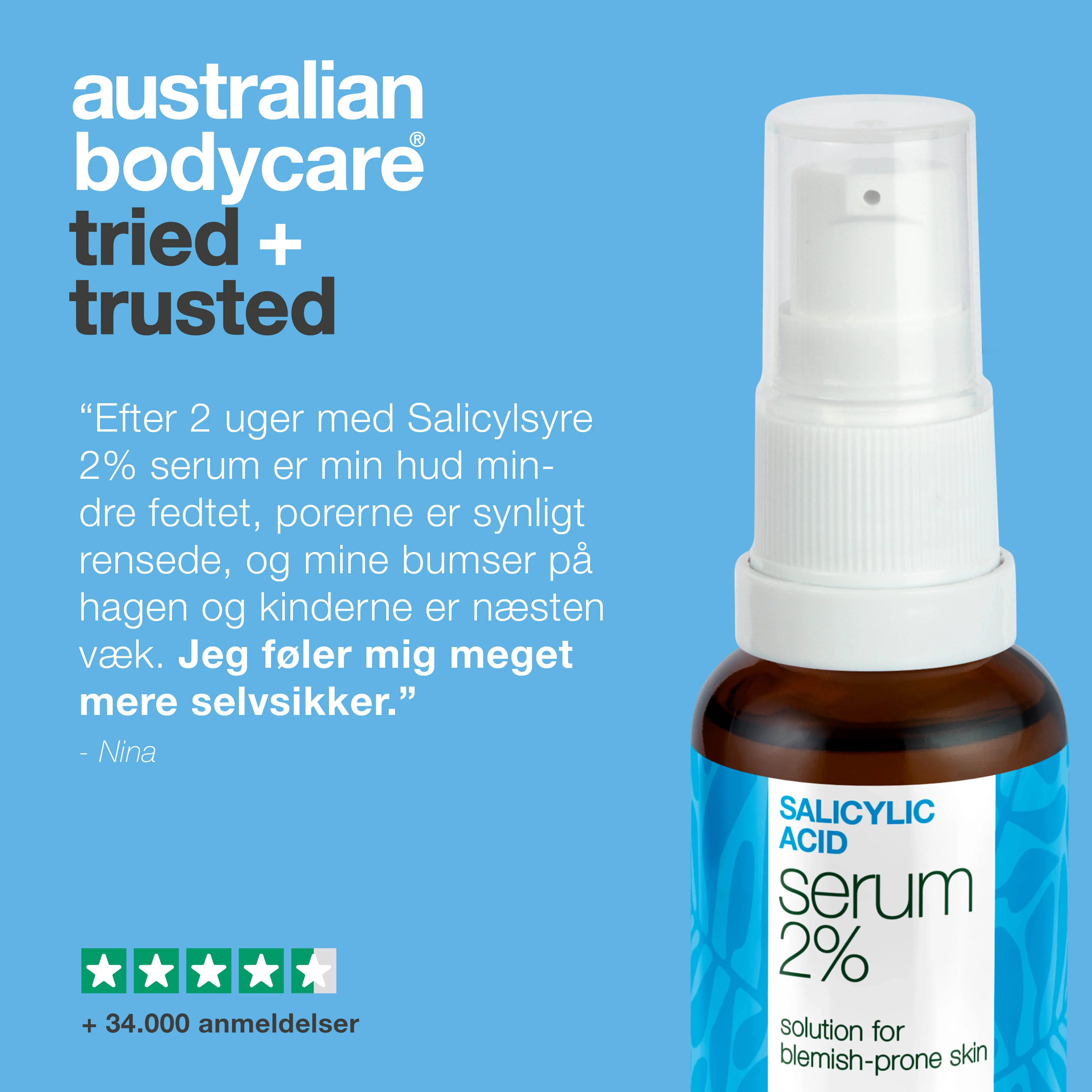 Serum mod bumser, hudorme og uren hud – Salicylsyre 2 % — Serum mod bumser og fedtet hud. Renser porer og dæmper udbrud. Med salicylsyre 2 %, Zinc PCA, grøn te og hyaluronsyre. - Image 5