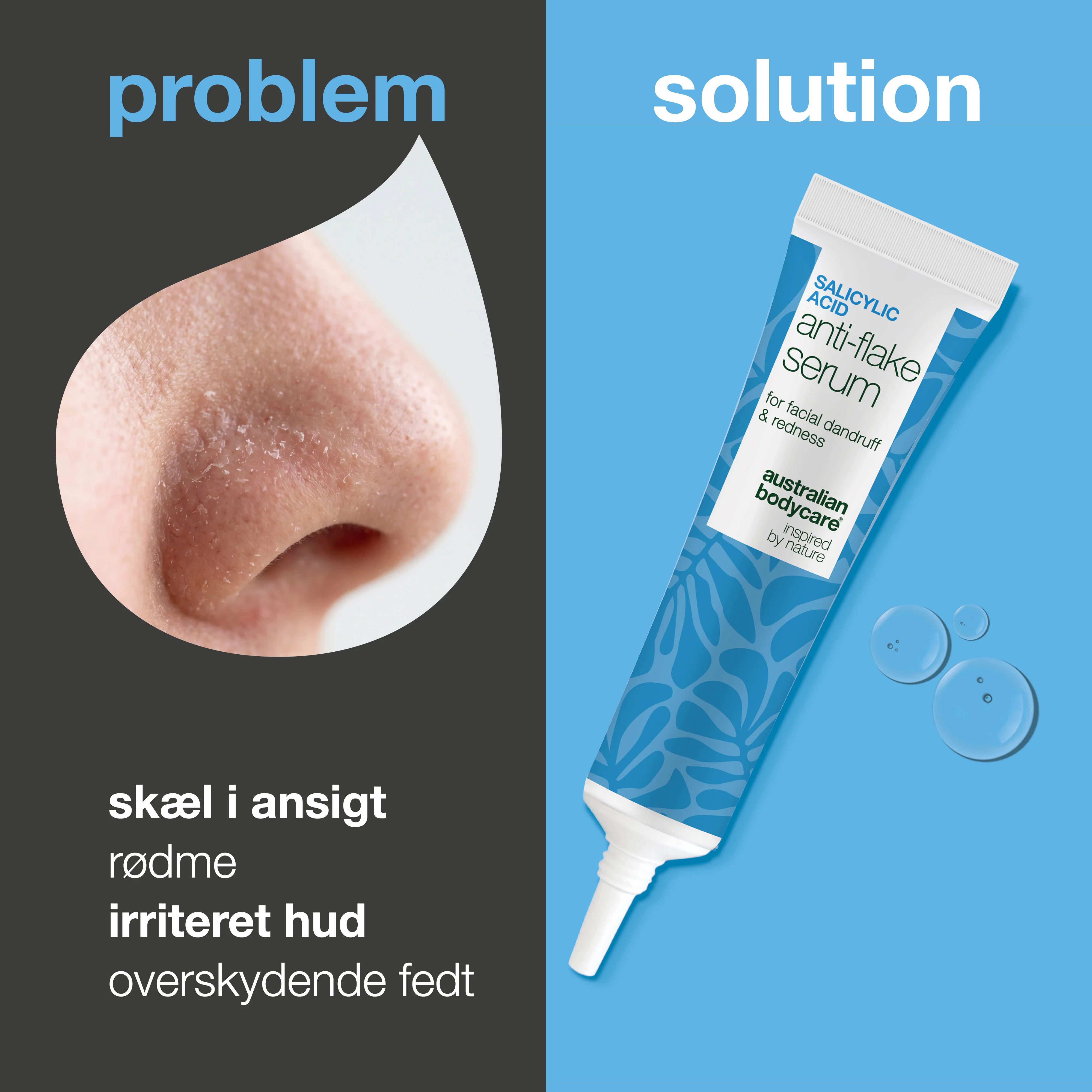 Salicylsyre serum til skæl og flager i ansigt og skæg — Serum til skæl i ansigtet, skæg, øre og øjenbryn. Salicylsyre fjerner flager og rødme hurtigt, så huden igen kommer i sund balance. - Image 3