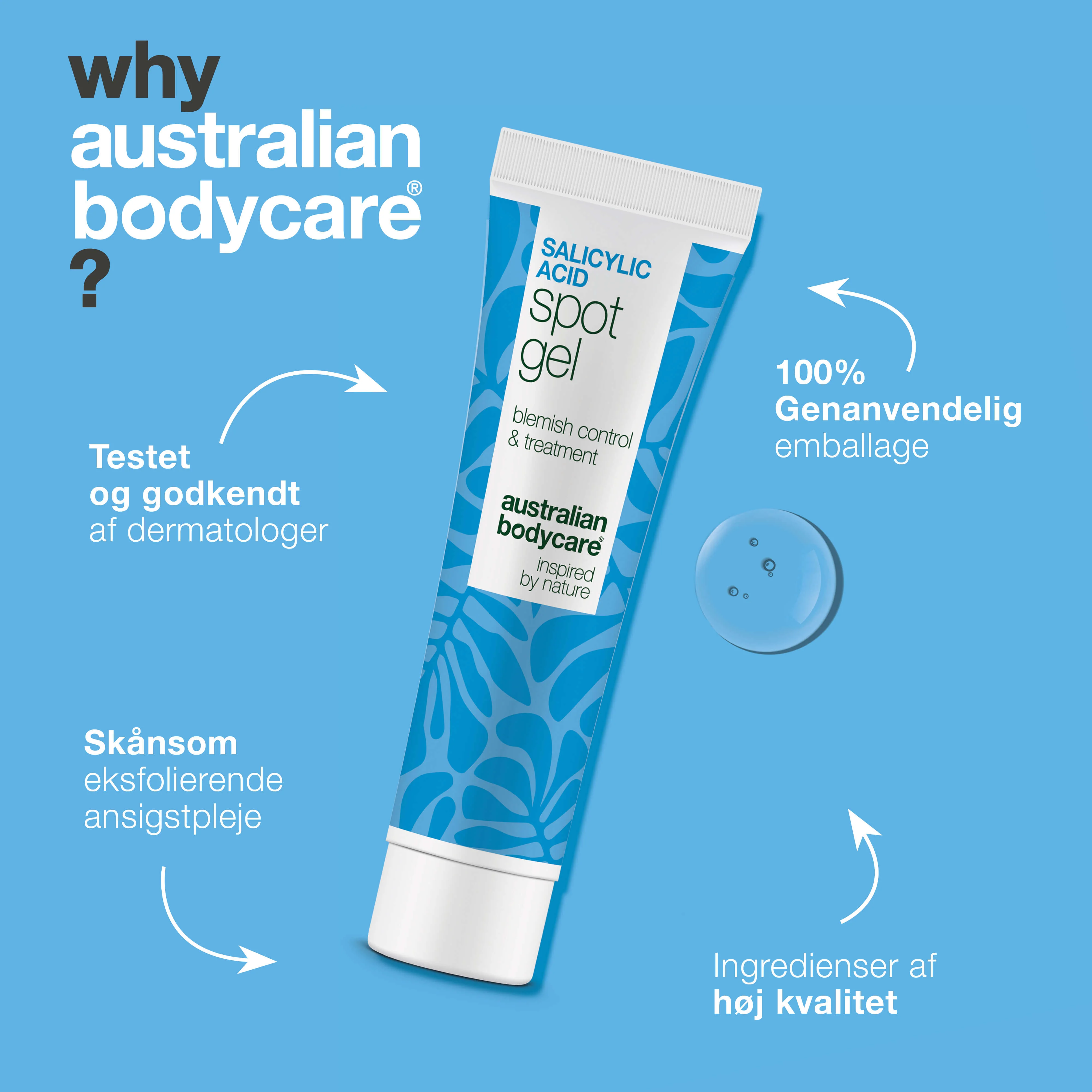 Salicylsyre Spot Gel mod bumser, hudorme og rødme — Salicylsyre Spot Gel til uren hud. Reducerer rødme og tilstopninger med effektiv salicylsyre for en klarere hud. - Image 4