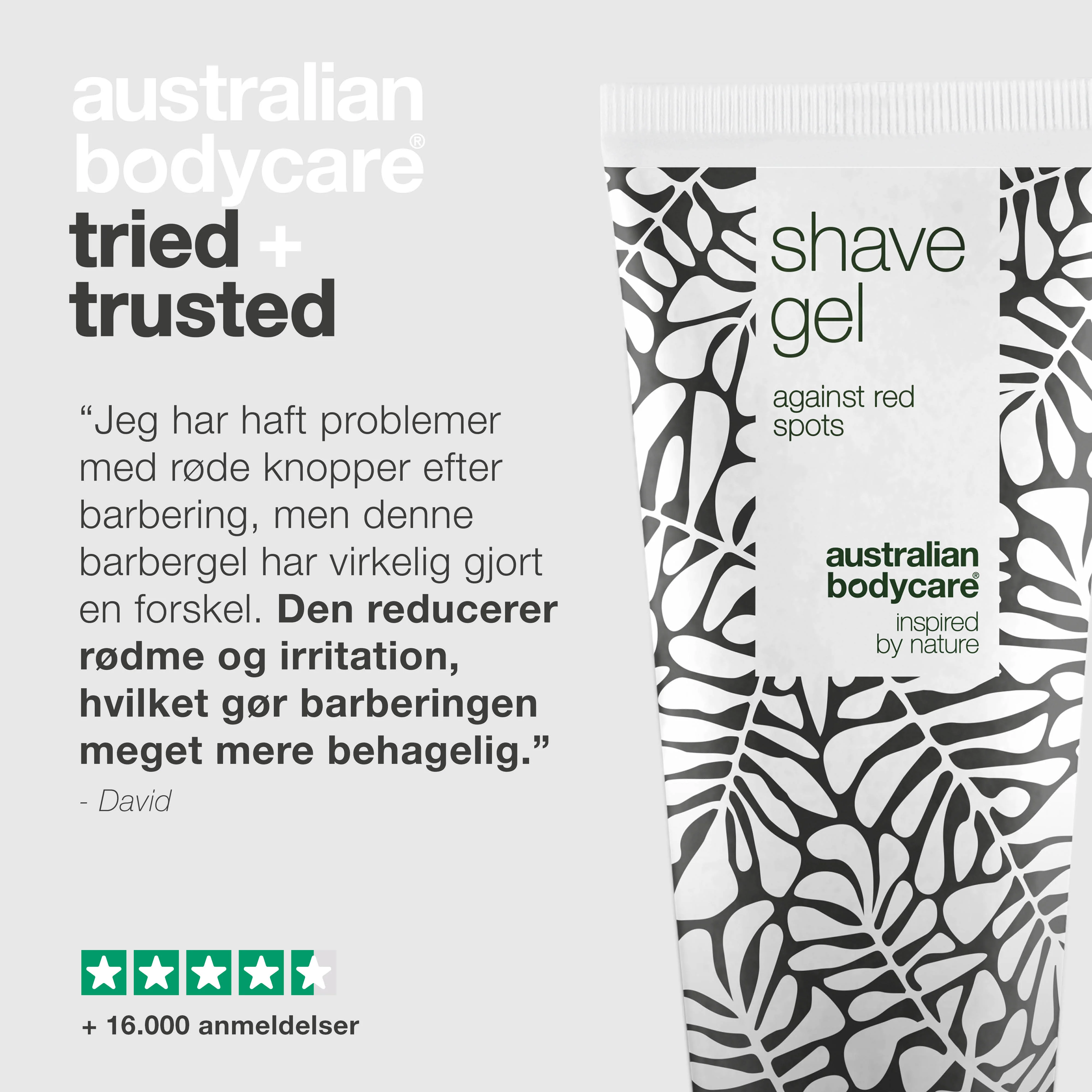 Barbergel mod røde knopper og skægpest — Shaving gel modvirker rødme, skægpest og barberknopper - Image 5