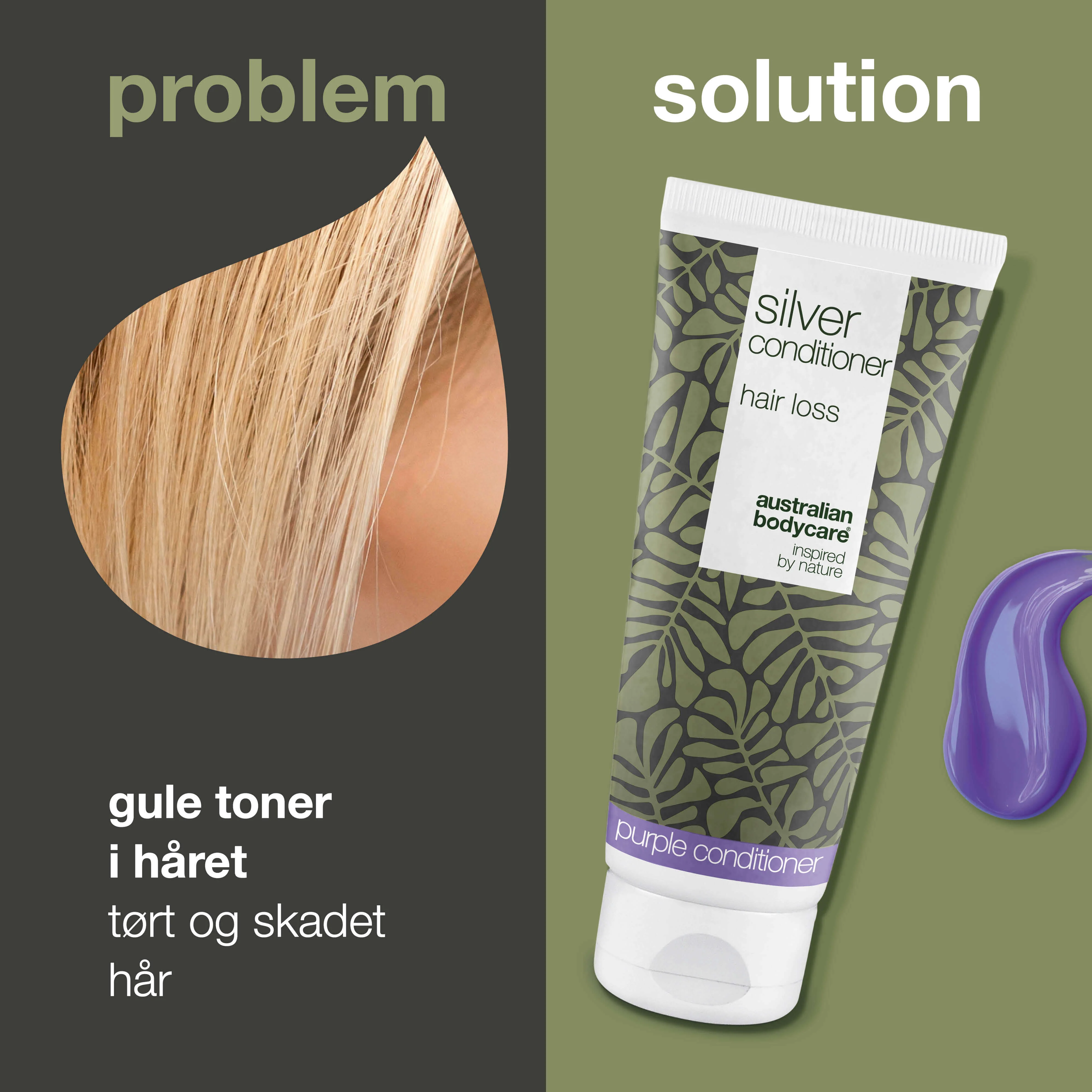 Balsam til grĂ„t og blondt hĂ„r â Reducerer hĂ„rtab â Plej grĂ„t og blondt hĂ„r med Silver Conditioner. Reducerer hĂ„rtab, neutraliserer gule toner og efterlader hĂ„ret blĂždt og skinnende. - Image 2