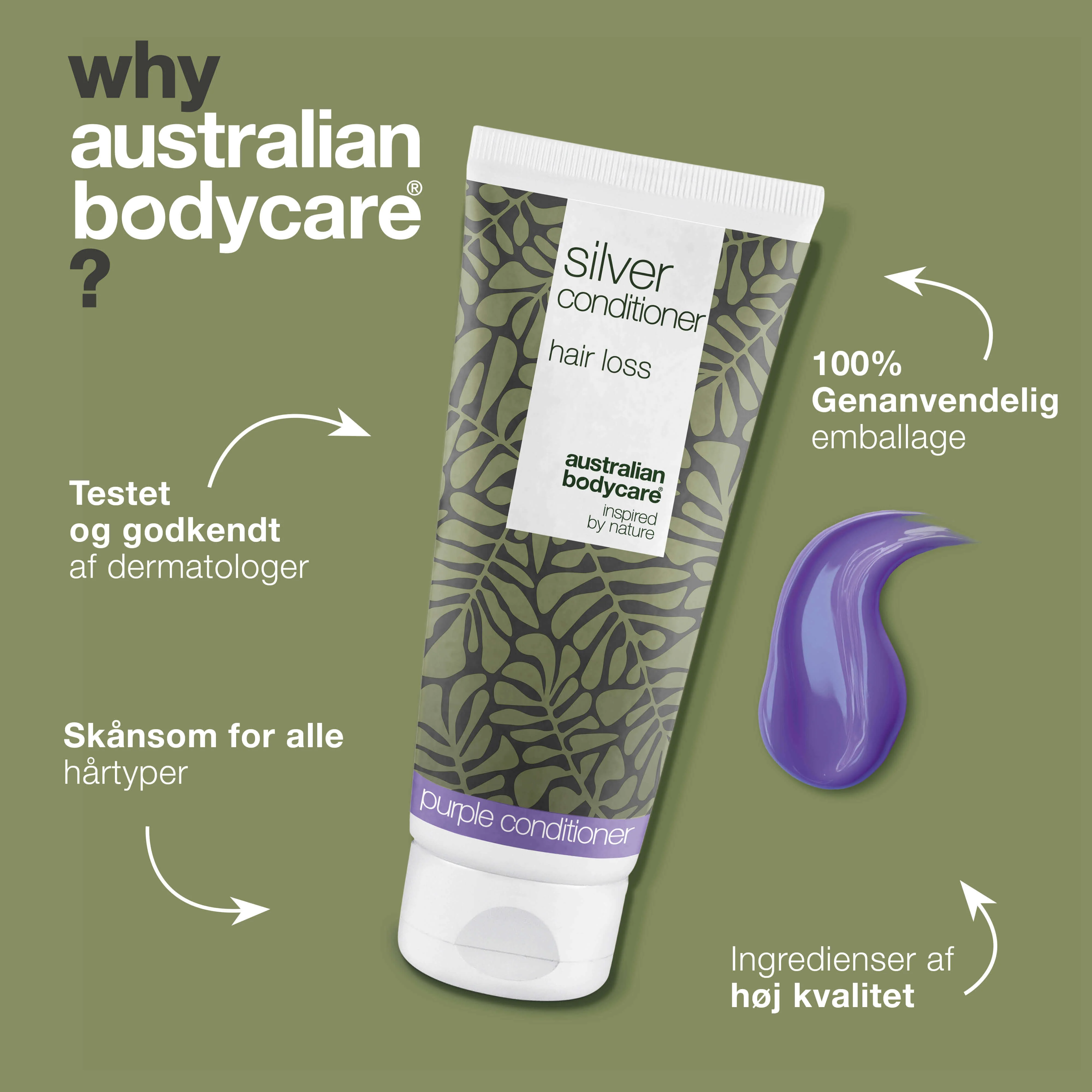 Balsam til grĂ„t og blondt hĂ„r â Reducerer hĂ„rtab â Plej grĂ„t og blondt hĂ„r med Silver Conditioner. Reducerer hĂ„rtab, neutraliserer gule toner og efterlader hĂ„ret blĂždt og skinnende. - Image 4