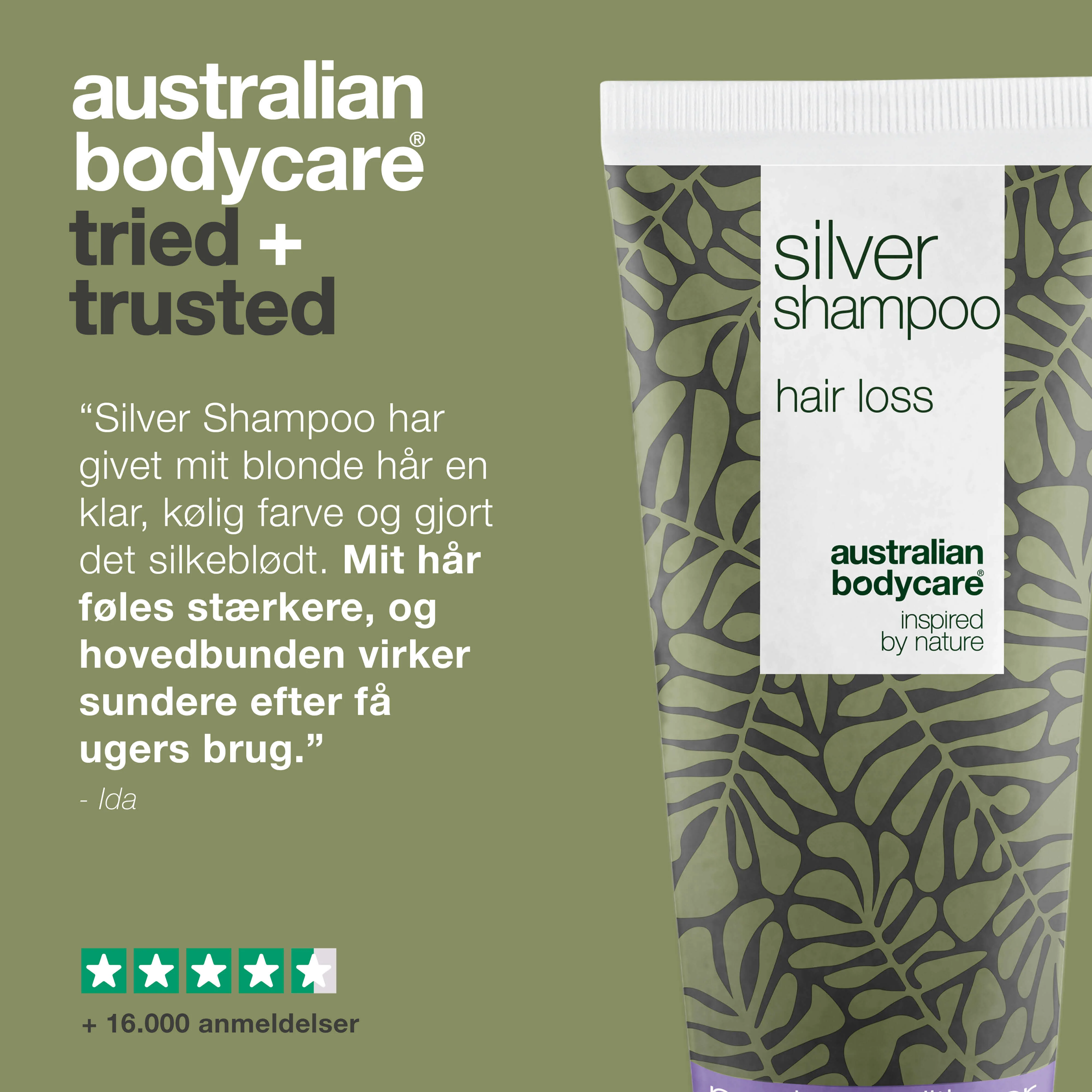 Silver Shampoo – Støtter sund hårvækst og fjerner gule skær — Neutraliser gule toner med Silver Shampoo. Styrker håret og fremmer en sund hovedbund. Ideel til blondt og gråt hår. - Image 5