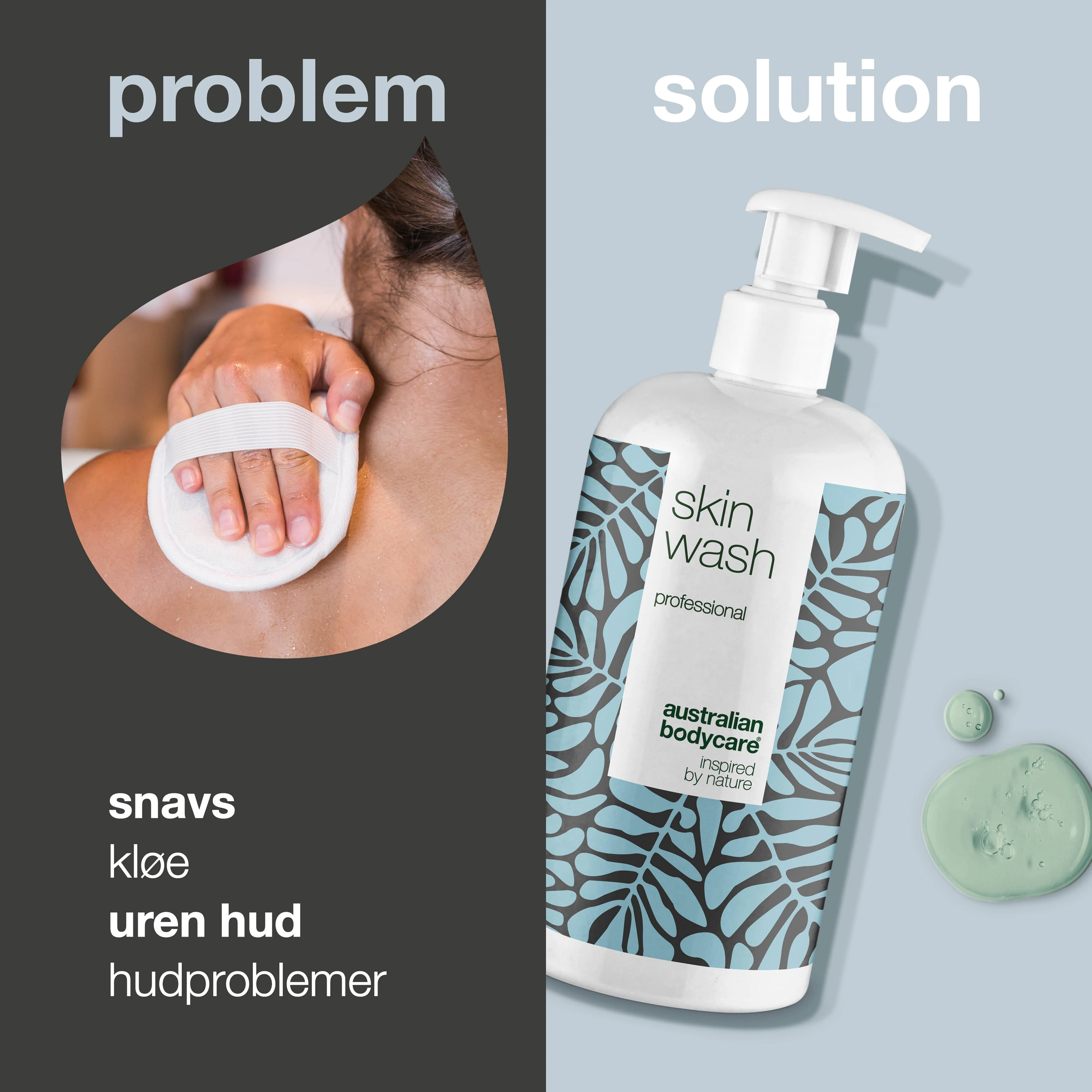 Professionel Skin Wash med Tea Tree Oil — Professionel showergel mod bumser og uren hud - Image 2