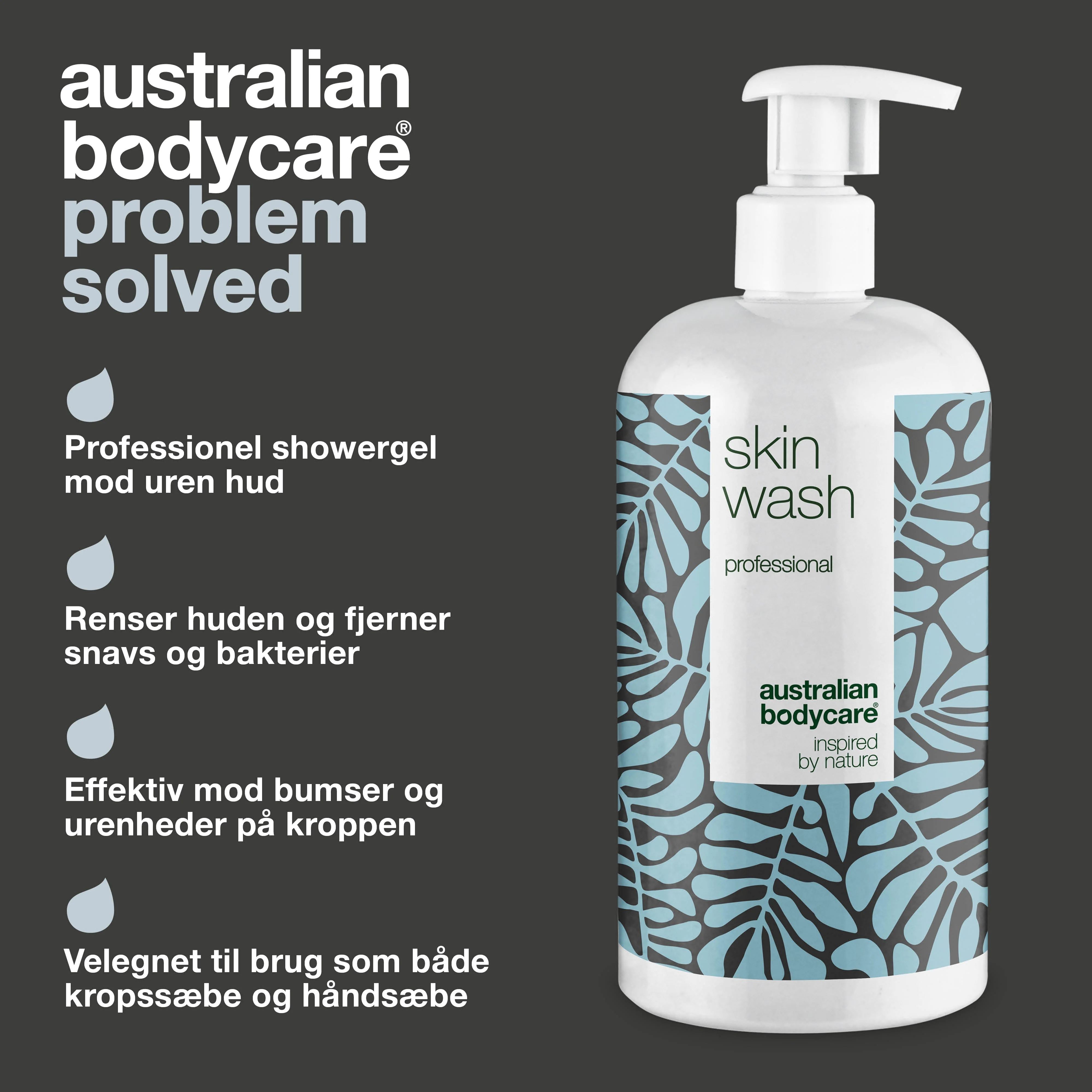 Professionel Skin Wash med Tea Tree Oil — Professionel showergel mod bumser og uren hud - Image 3