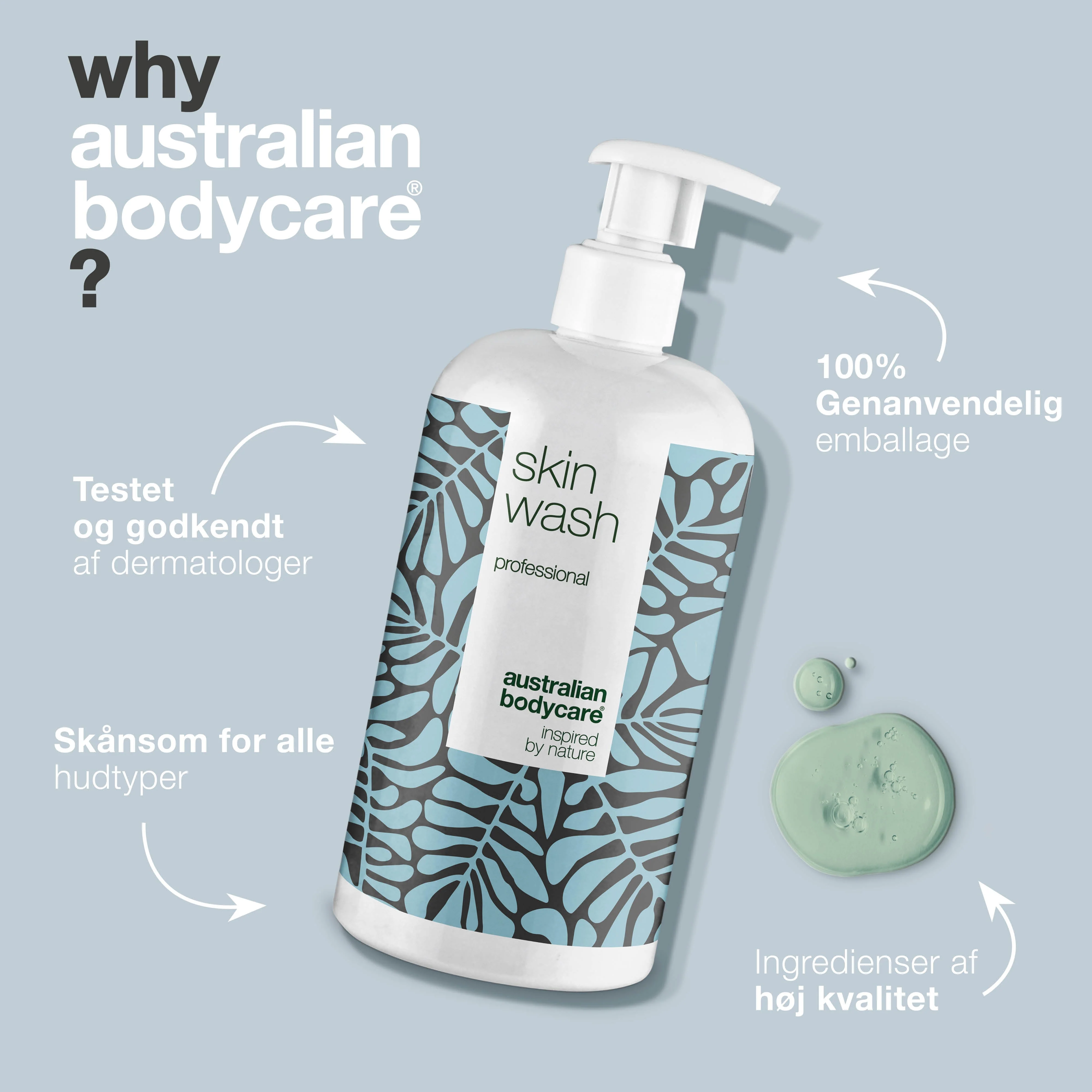 Professionel Skin Wash med Tea Tree Oil — Professionel showergel mod bumser og uren hud - Image 4