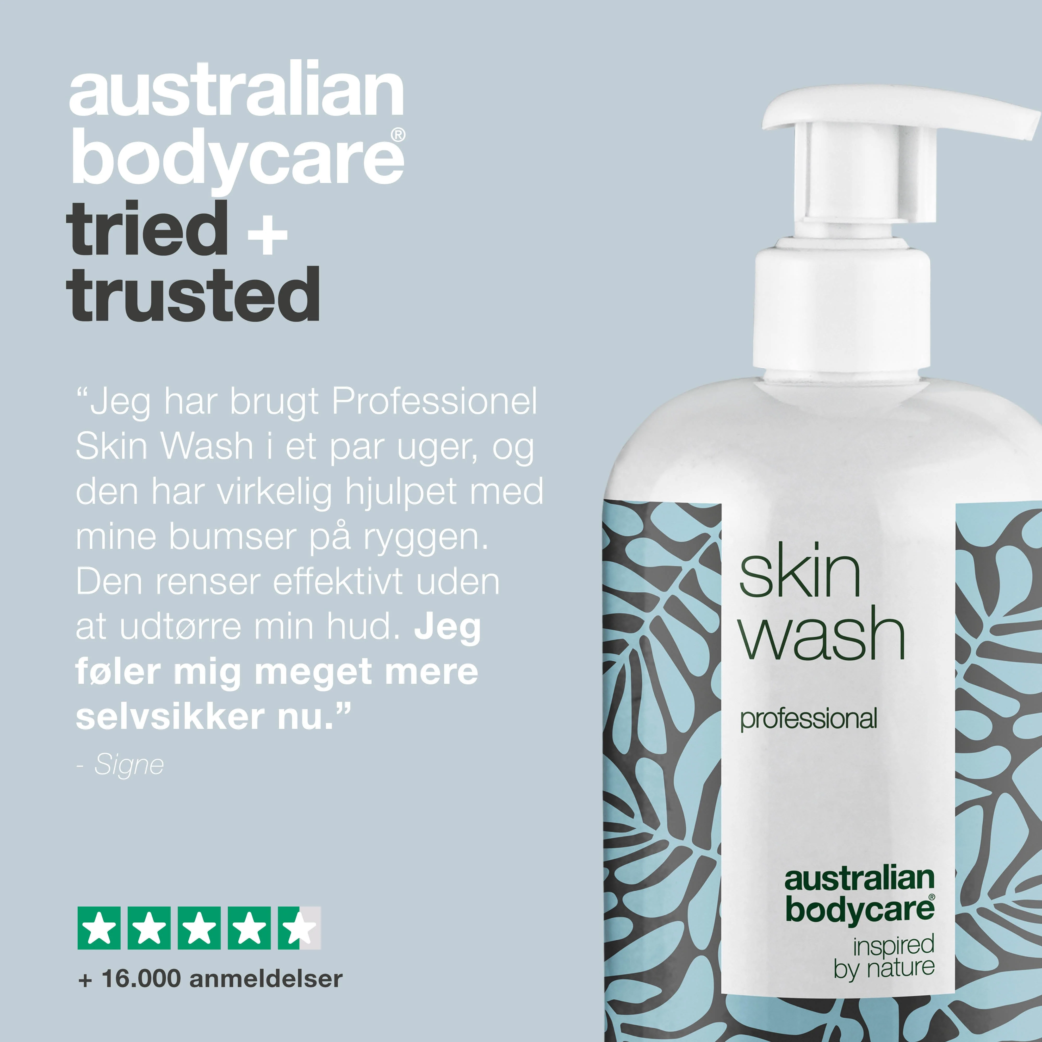 Professionel Skin Wash med Tea Tree Oil — Professionel showergel mod bumser og uren hud - Image 5