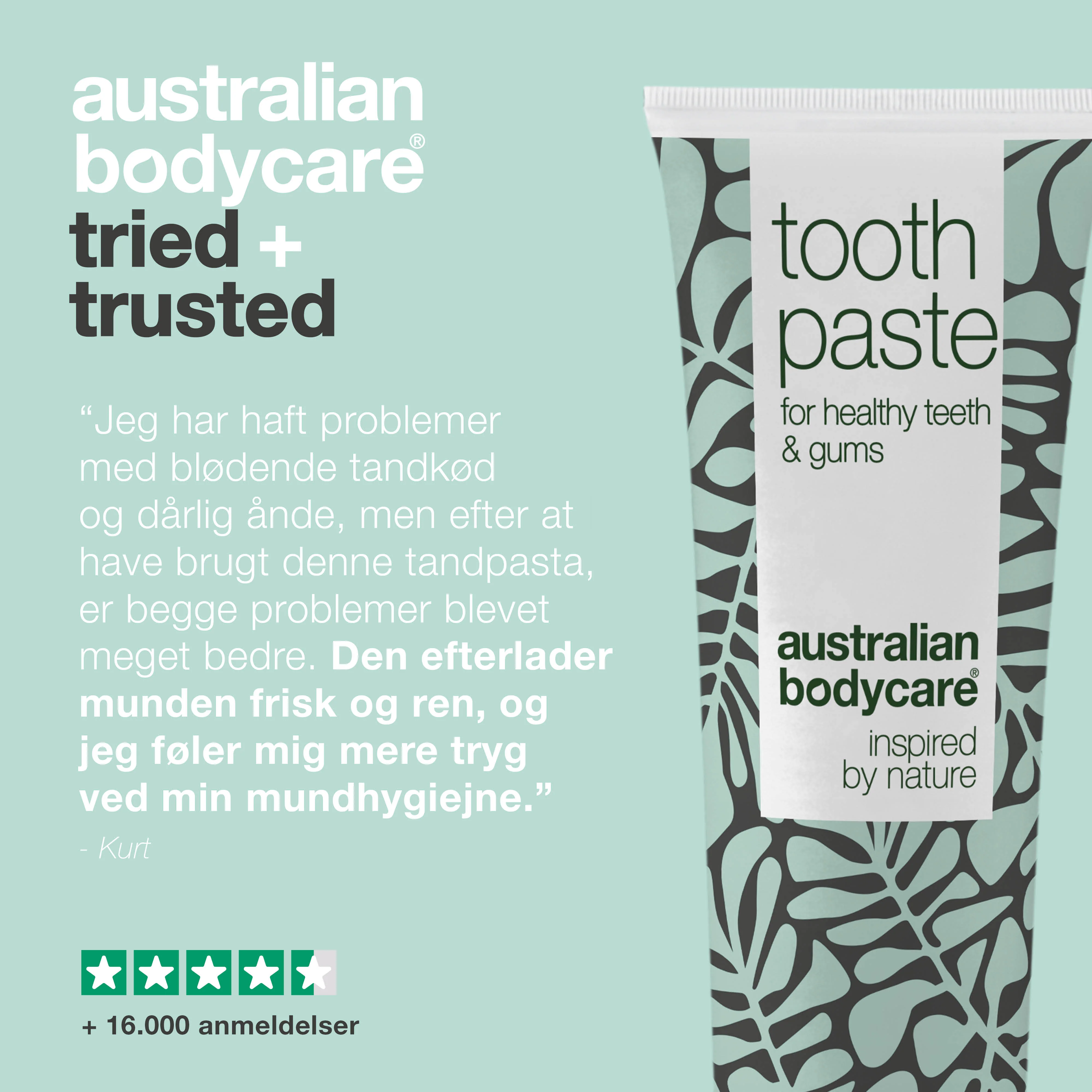 Tea Tree Oil Tandpasta med fluor — Til god mundhygiejne og pleje ved paradentose og mundsvamp - Image 5